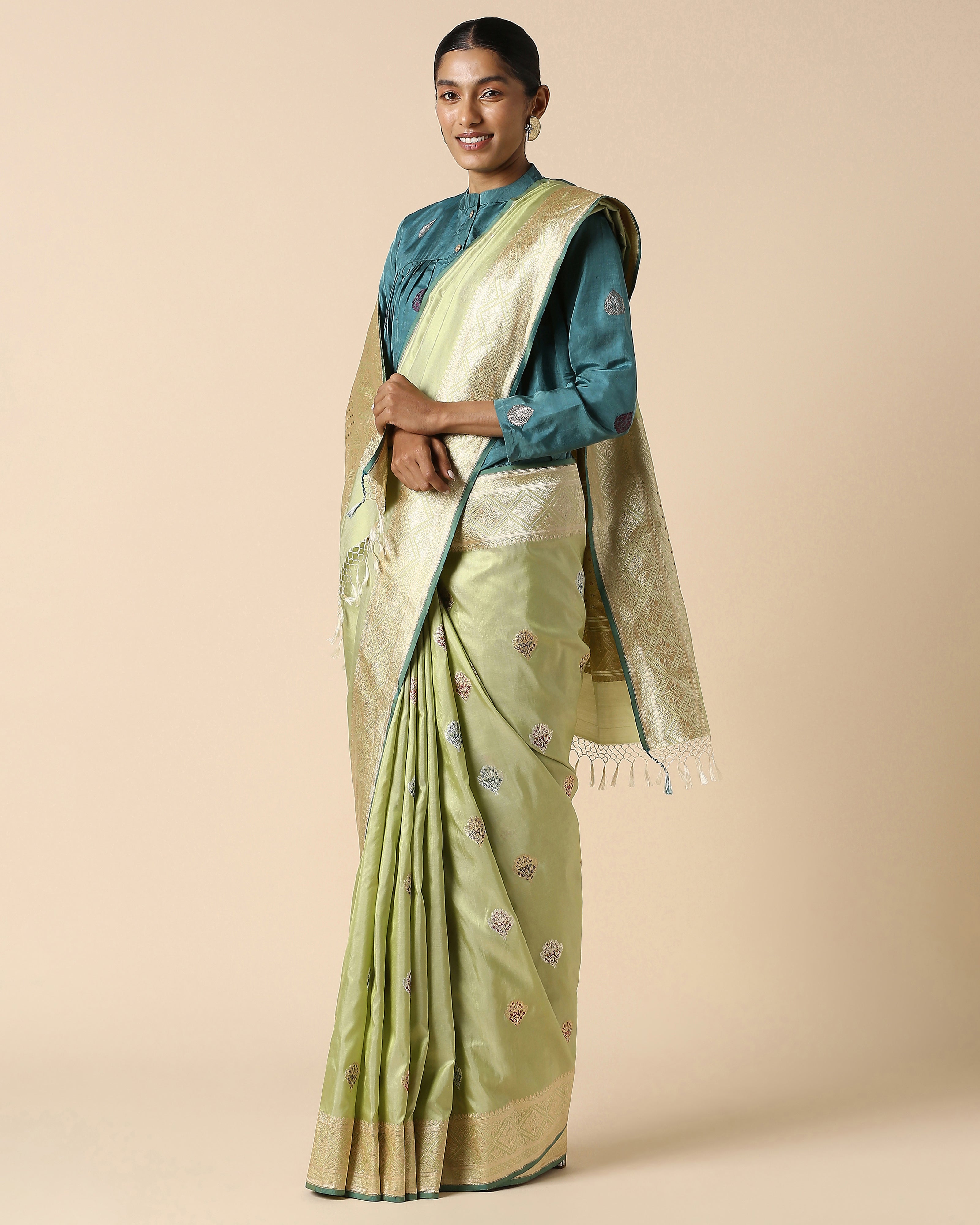 Kaiti Banarasi Kadwa Silk Saree