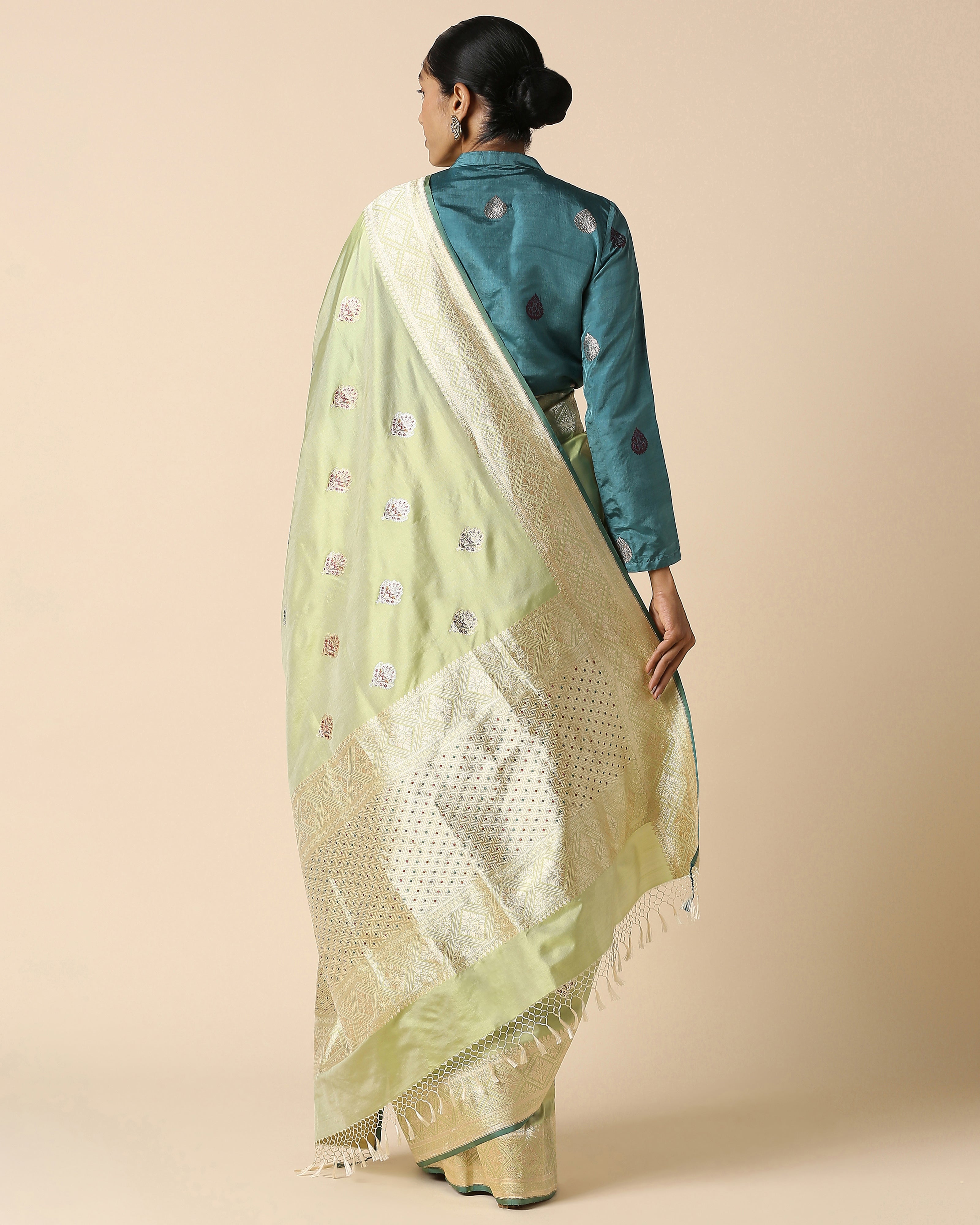 Kaiti Banarasi Kadwa Silk Saree