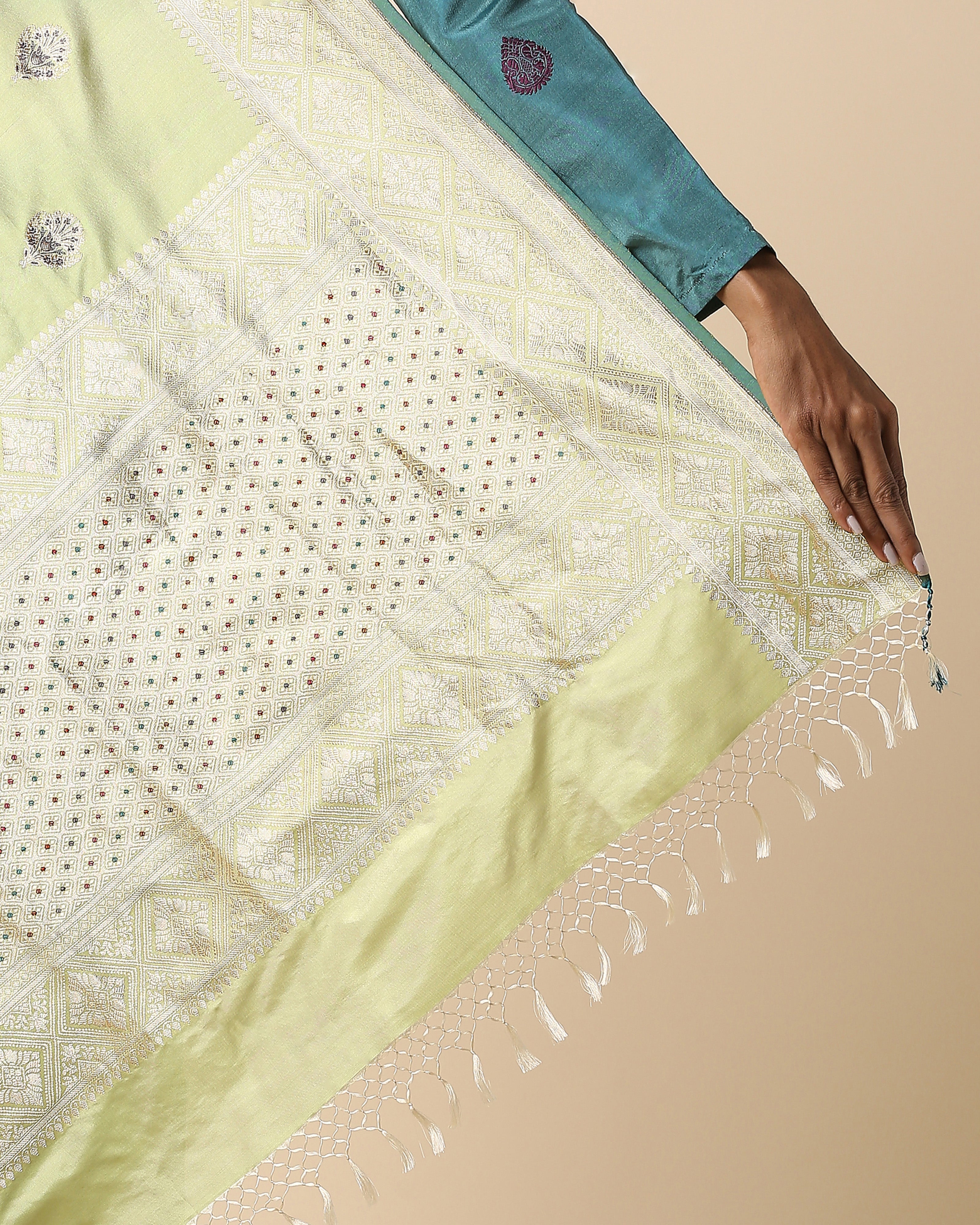 Kaiti Banarasi Kadwa Silk Saree