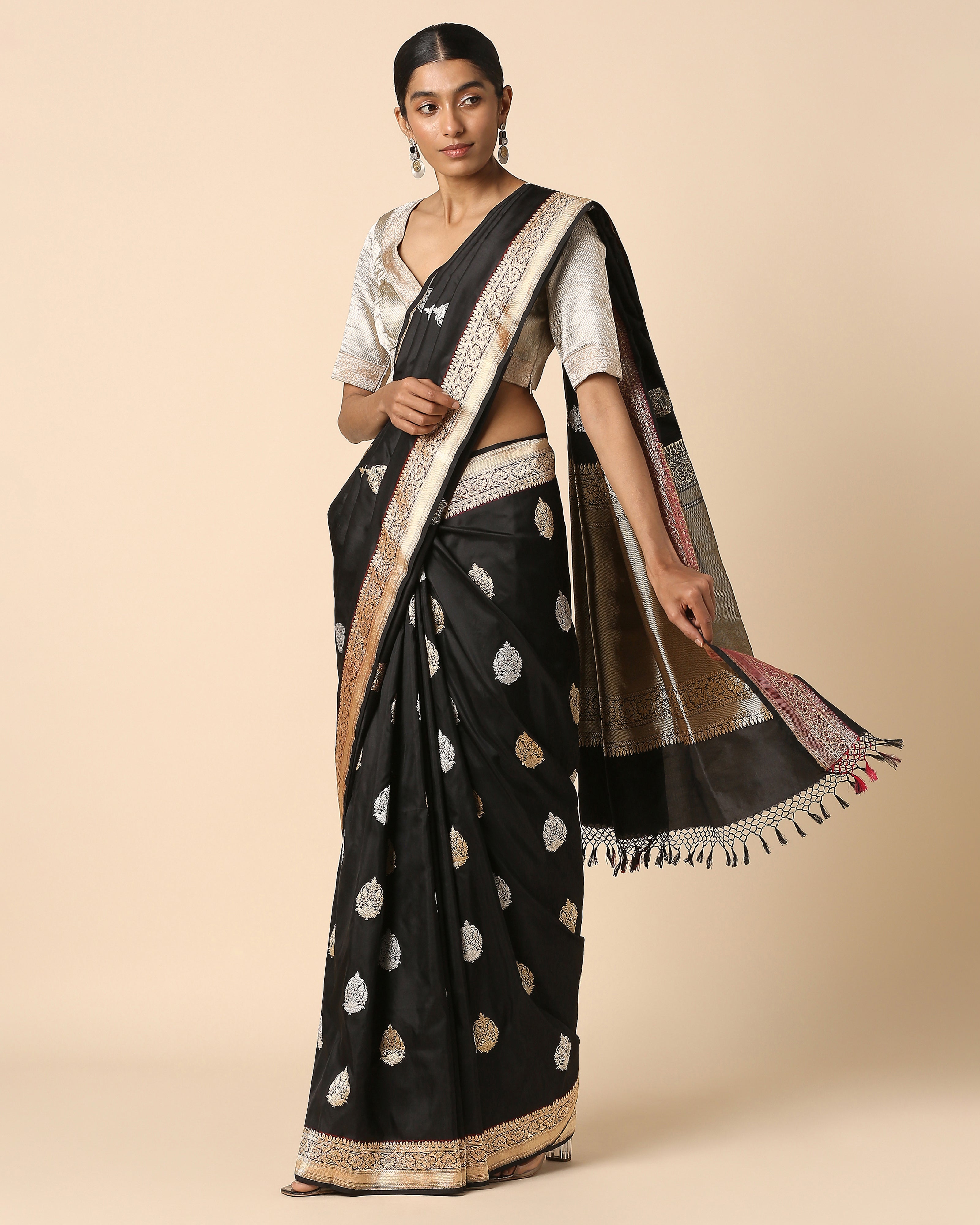 Gulim Banarasi Kadwa Silk Saree