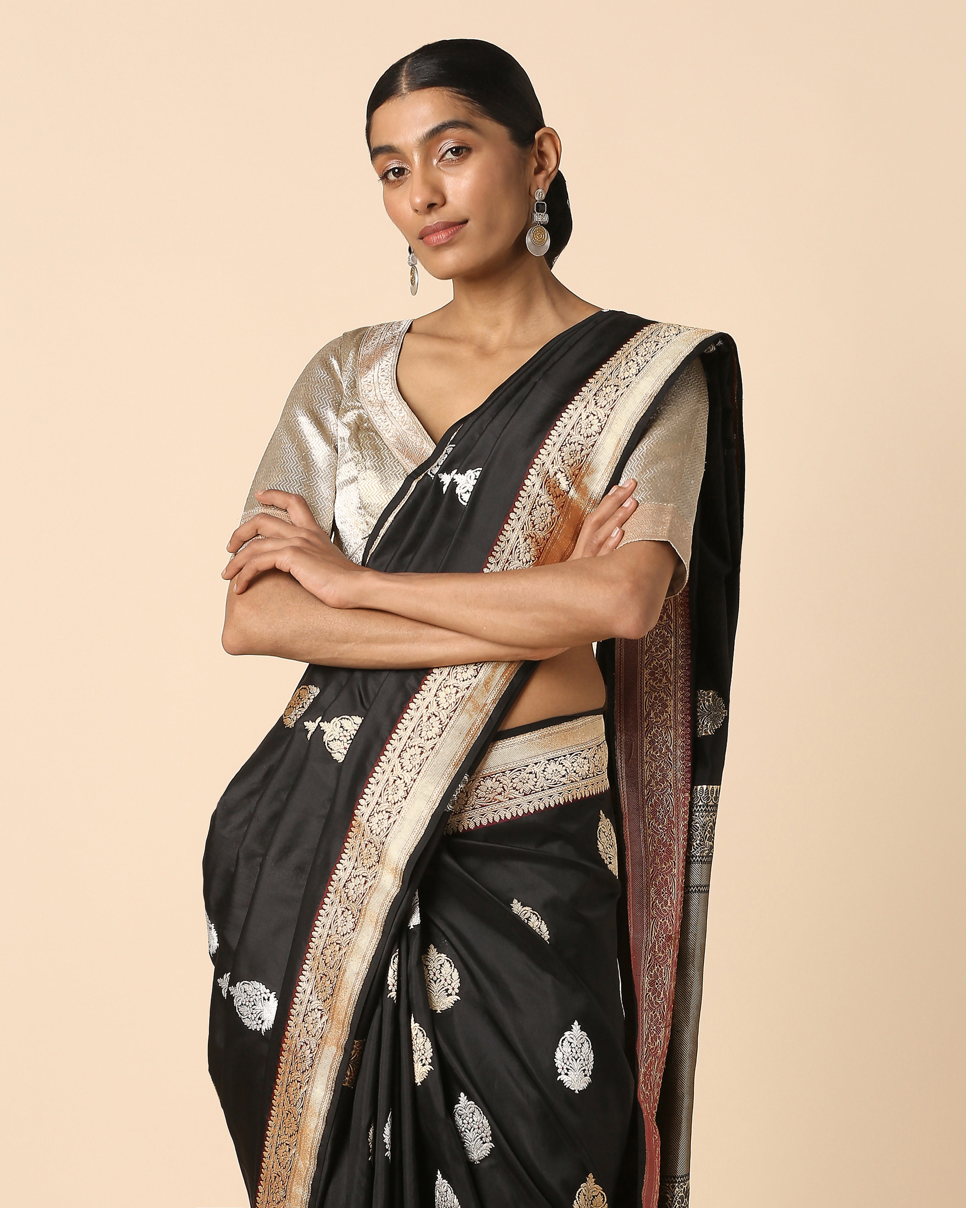 Gulim Banarasi Kadwa Silk Saree