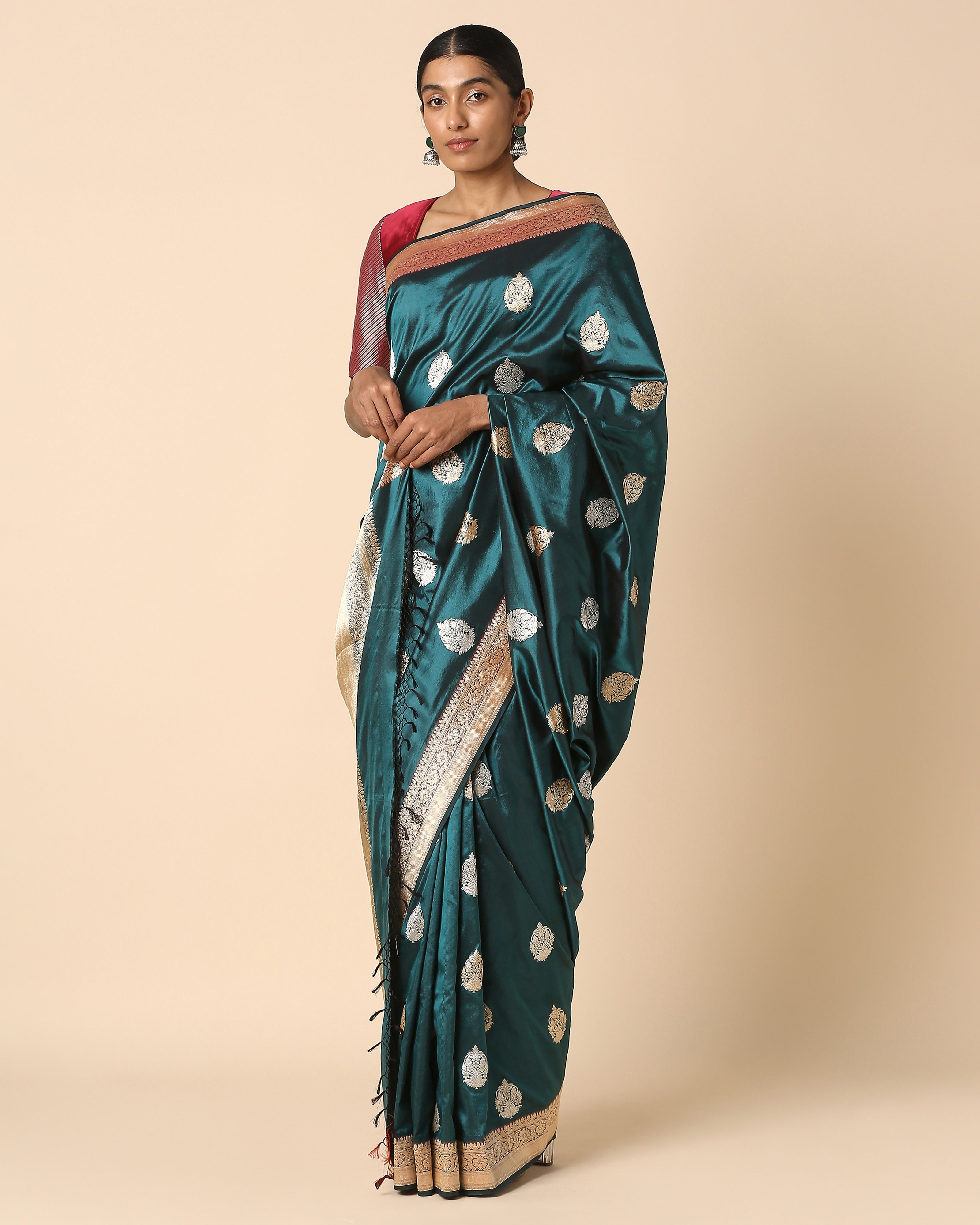 Gulim Banarasi Kadwa Silk Saree