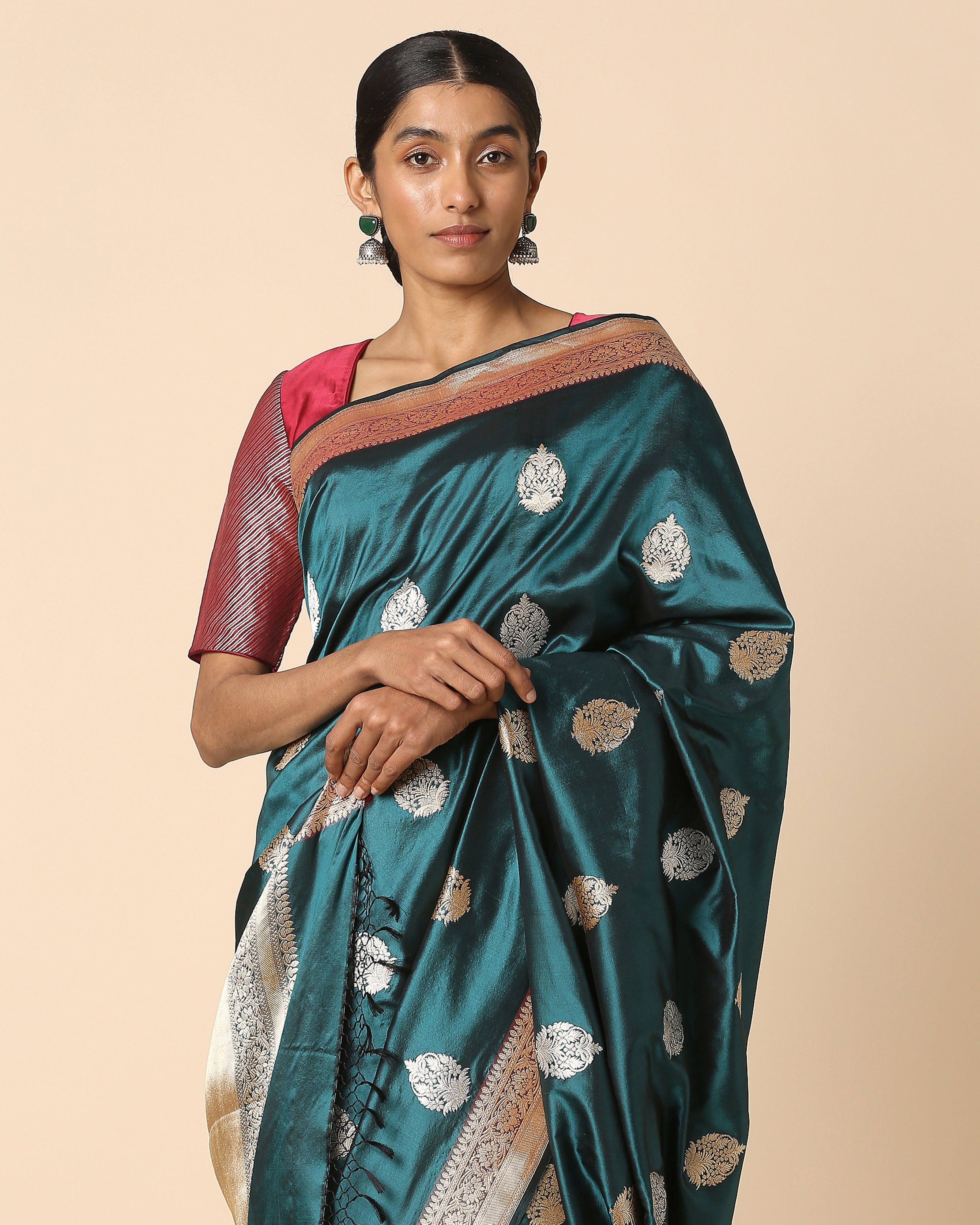Gulim Banarasi Kadwa Silk Saree
