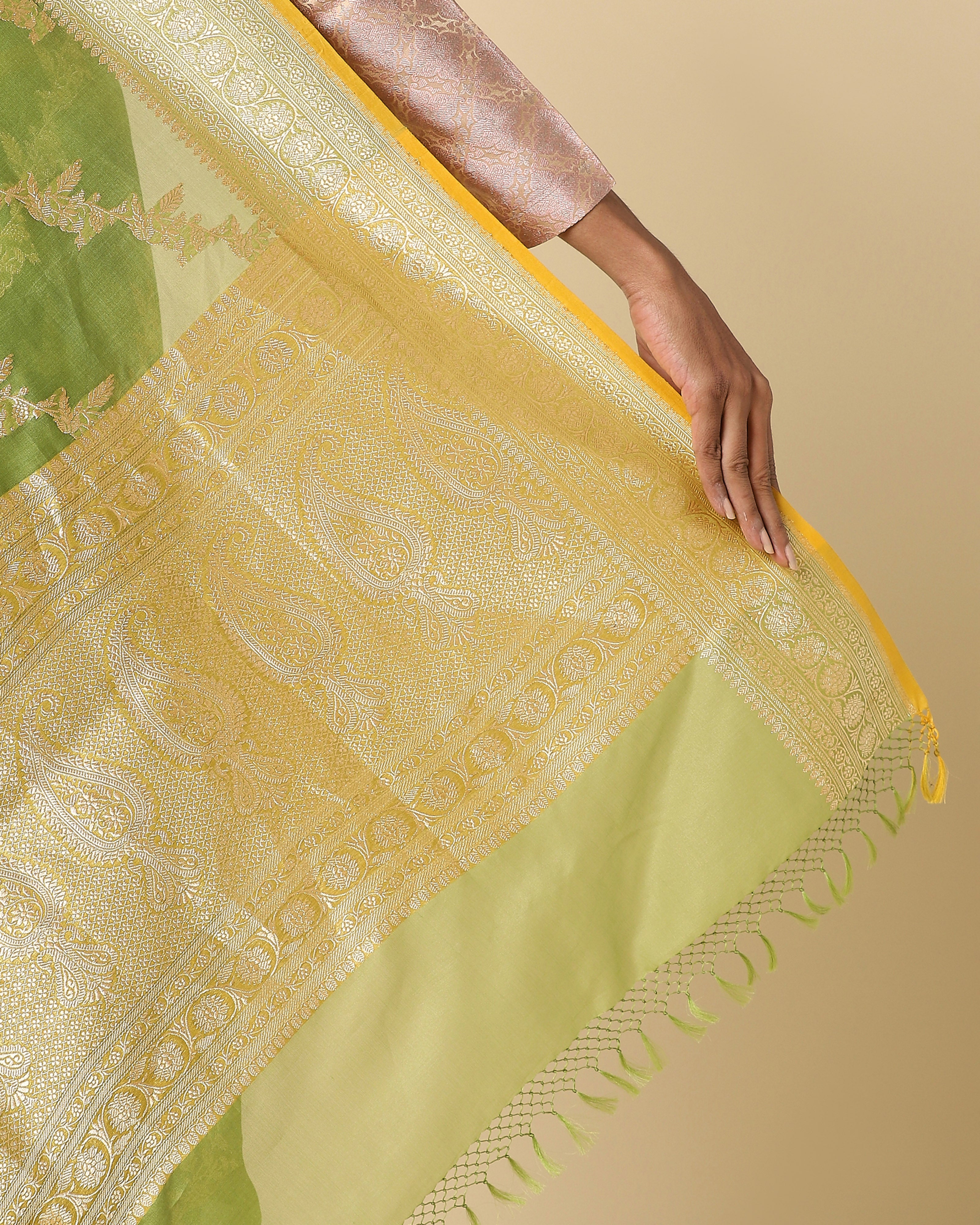 Vayda Banarasi Kadwa Silk Saree
