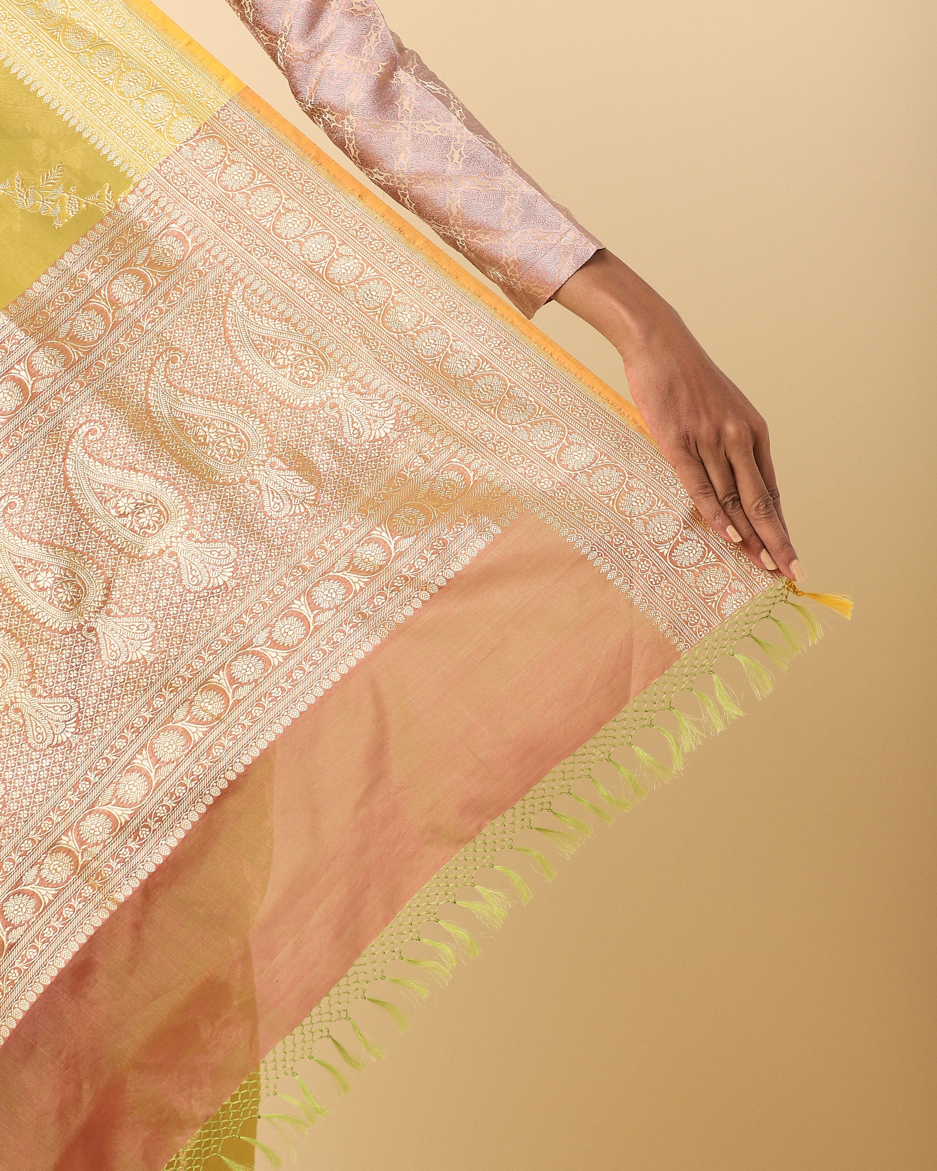 Vayda Banarasi Kadwa Silk Saree