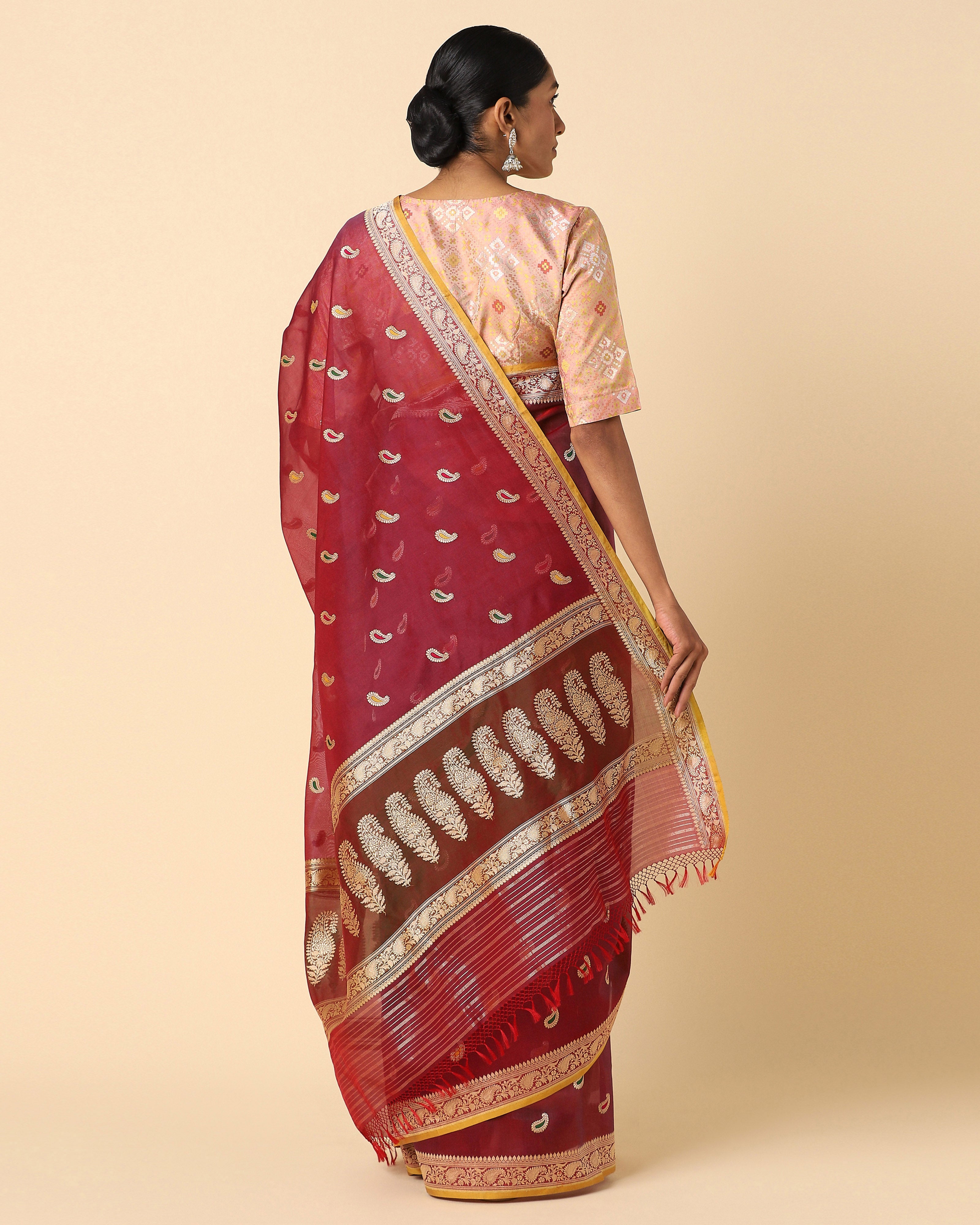 Ashaa Banarasi Kadwa Silk Saree