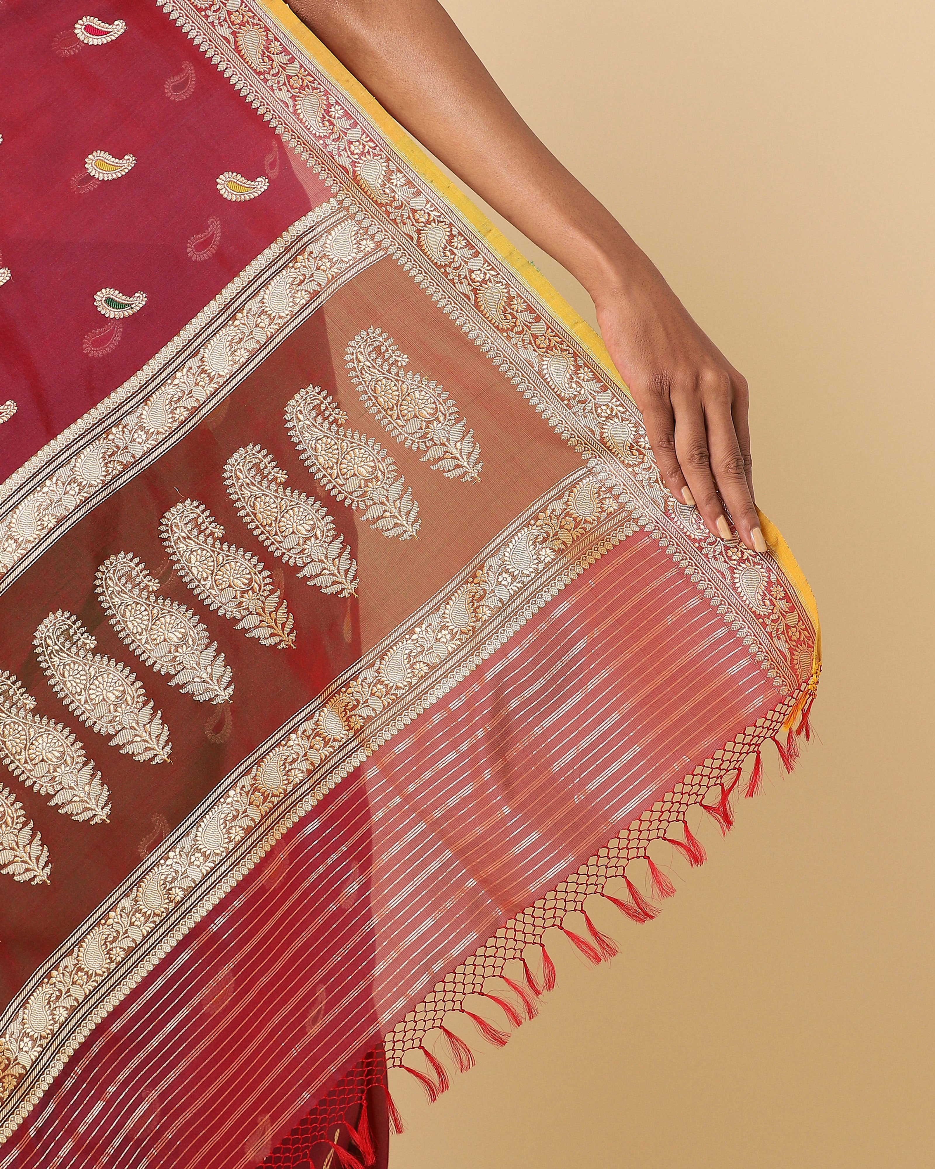 Ashaa Banarasi Kadwa Silk Saree