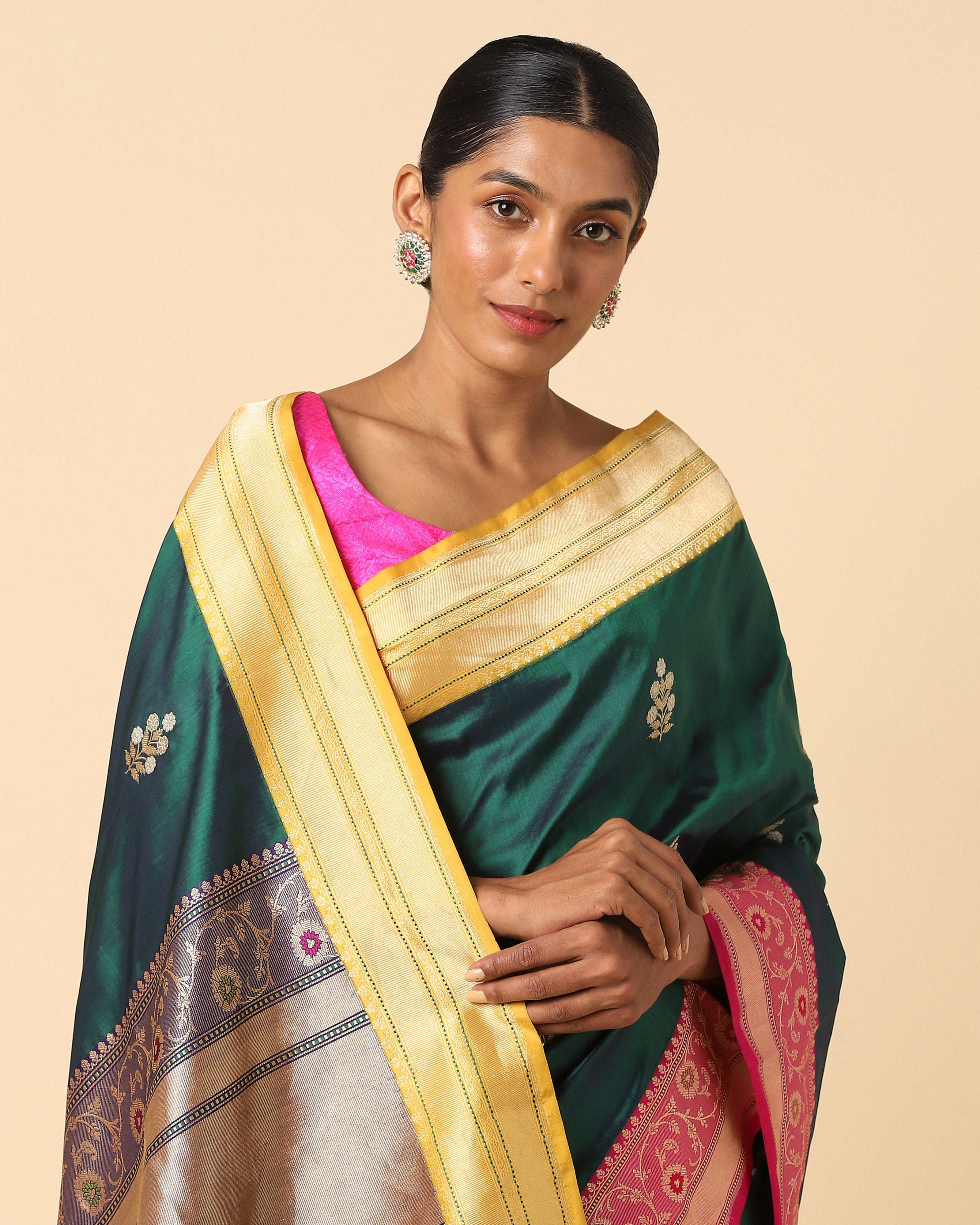 Anaylah Banarasi Kadwa Silk Saree