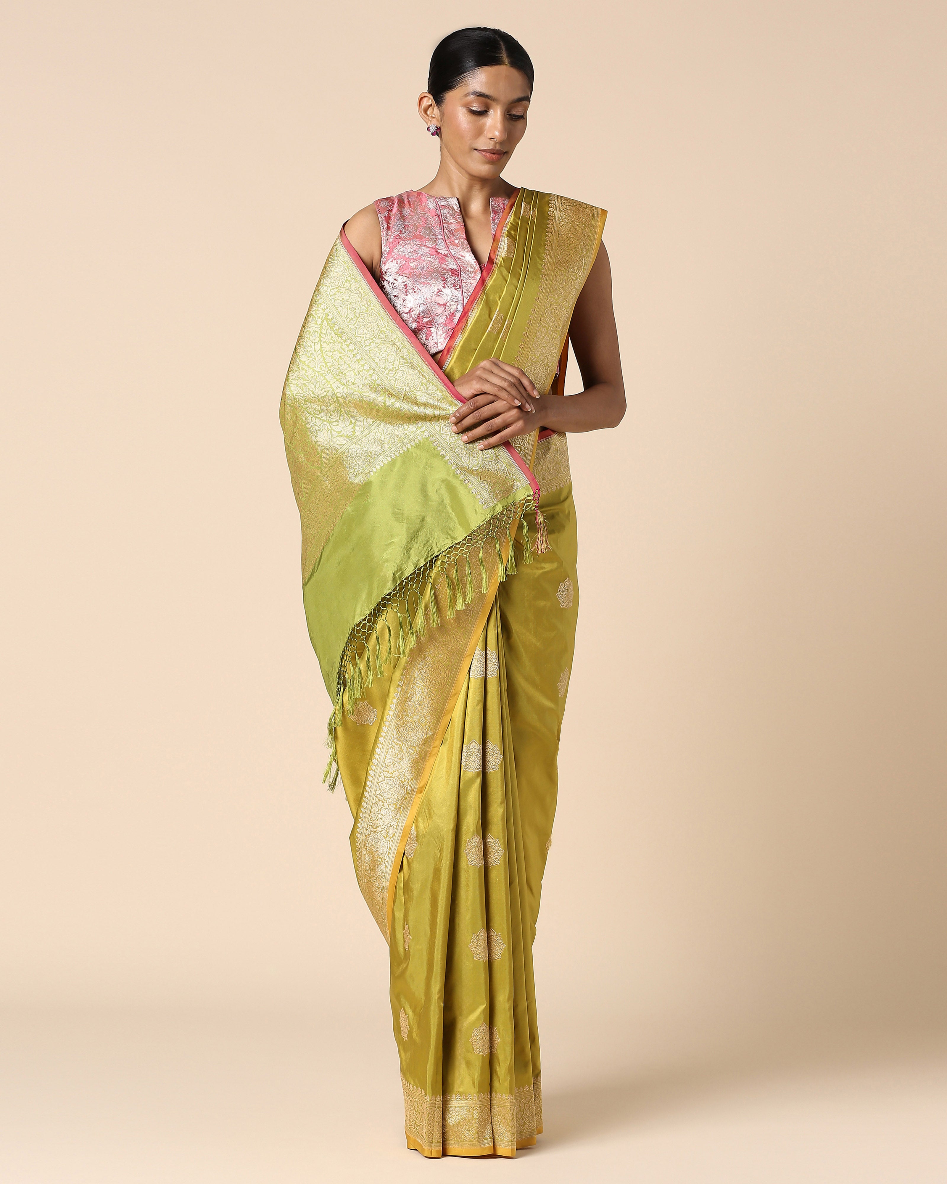 Samadhi Banarasi Kadwa Silk Saree