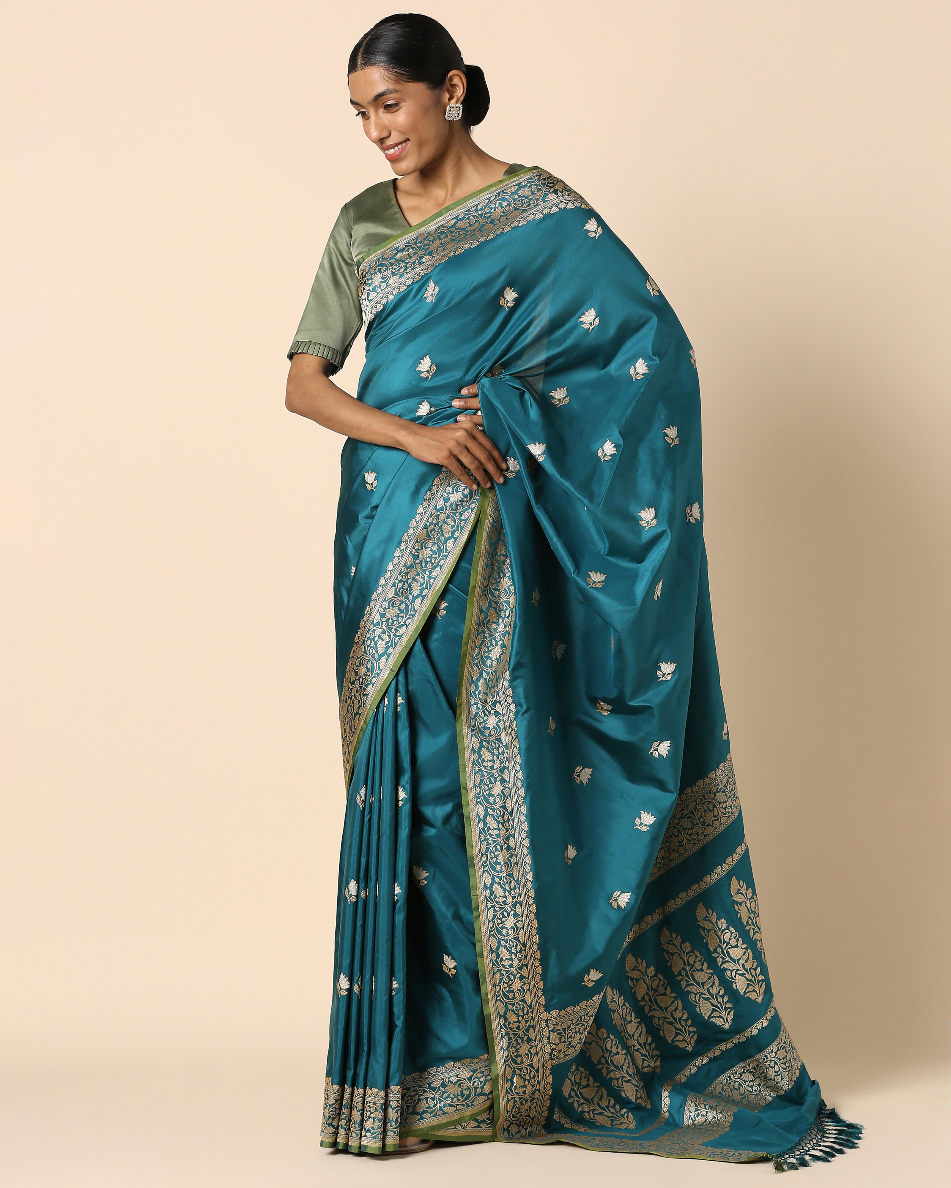 Aayla Banarasi Kadwa Silk Saree
