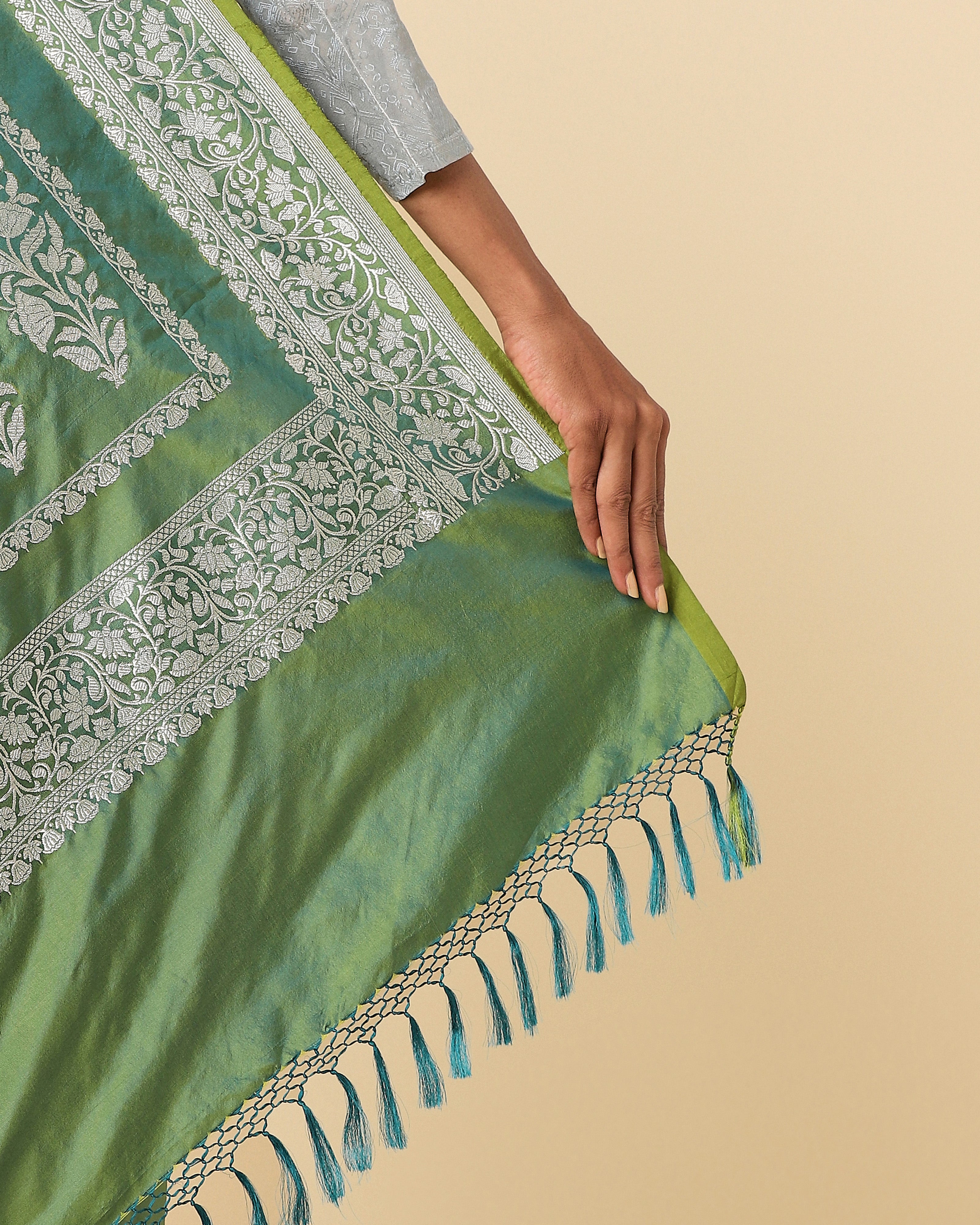 Aayla Banarasi Kadwa Silk Saree