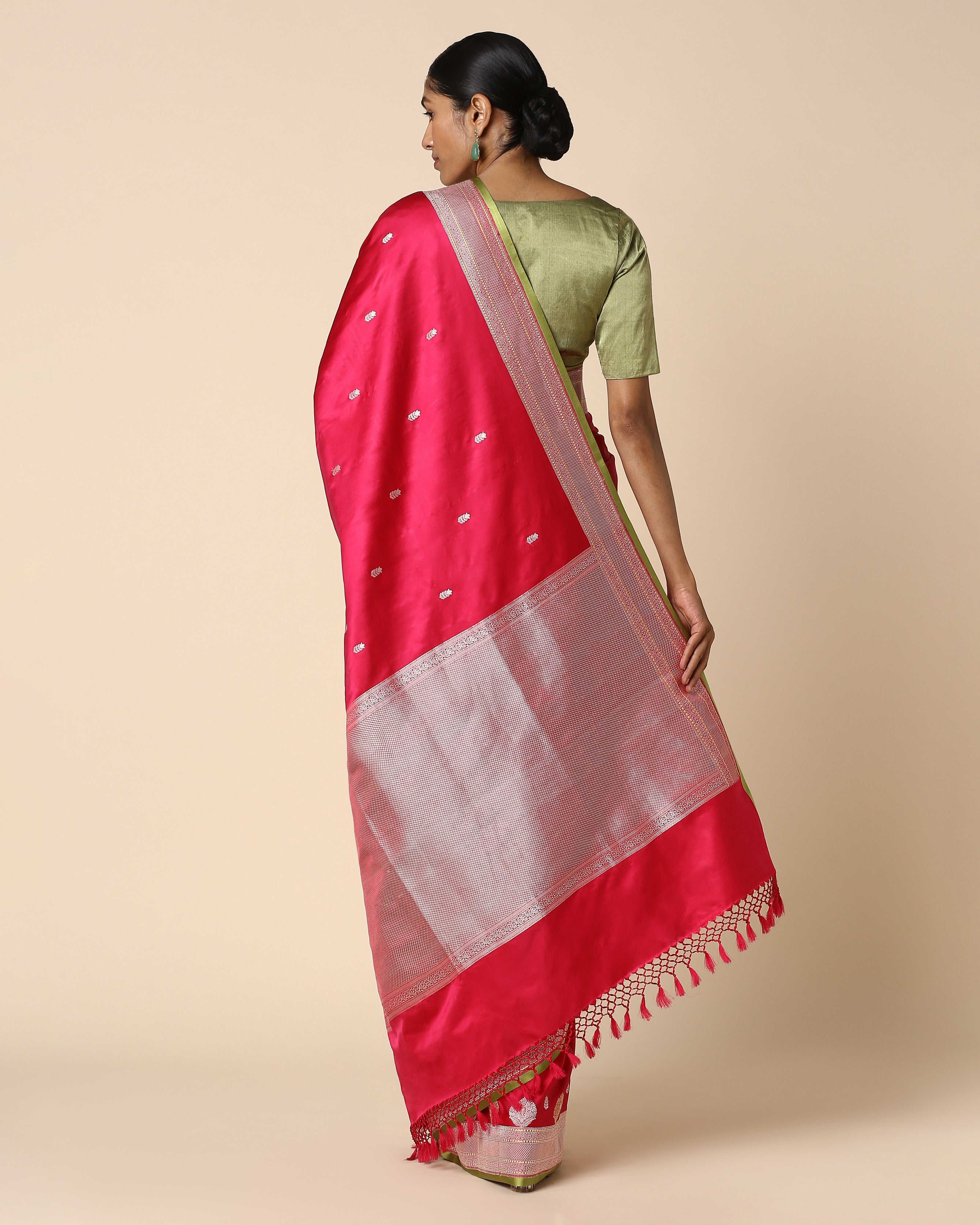 Jayna Banarasi Tanchoi And Kadwa Silk Saree