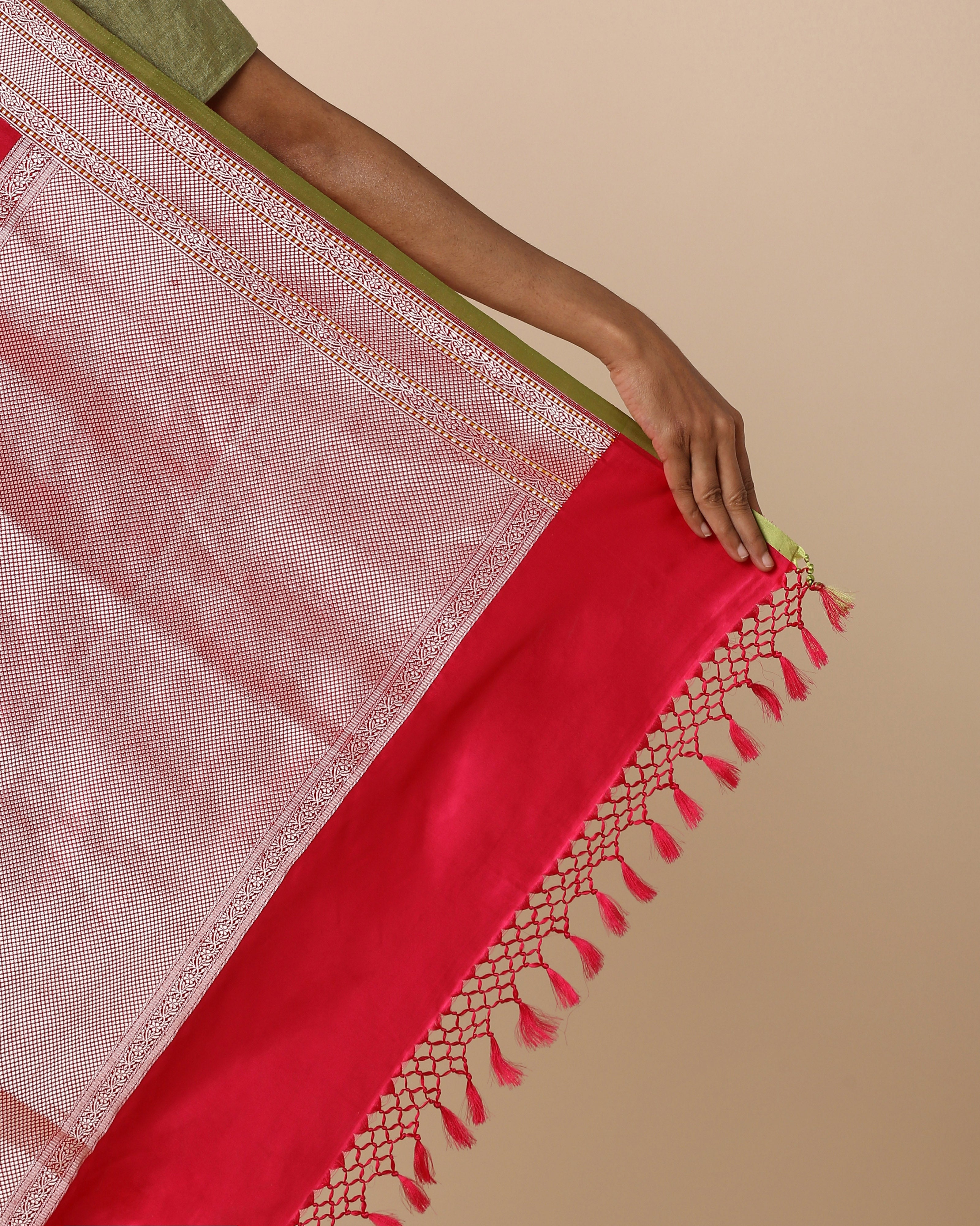 Jayna Banarasi Tanchoi And Kadwa Silk Saree