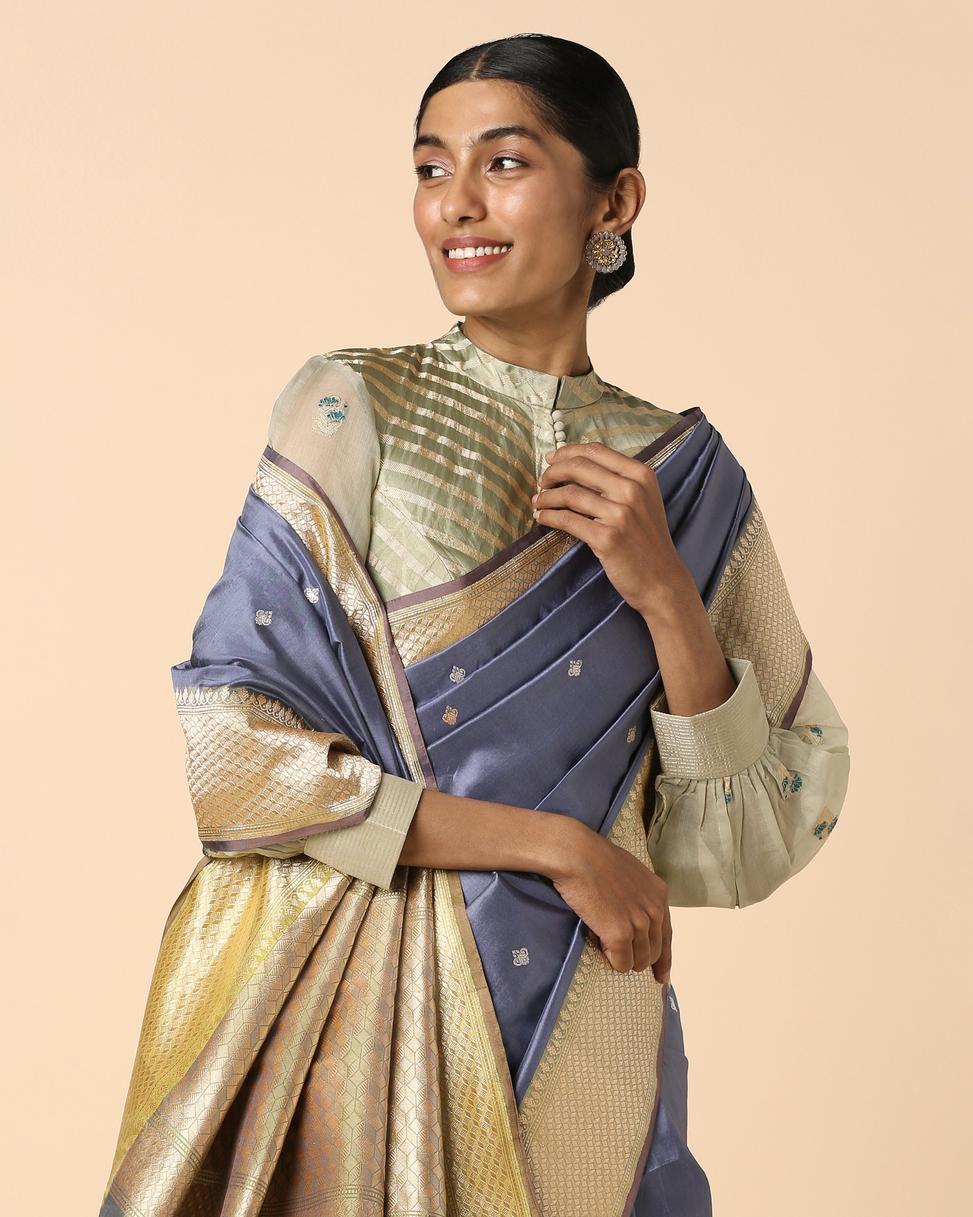 Vaeda Banarasi Kadwa Silk Saree