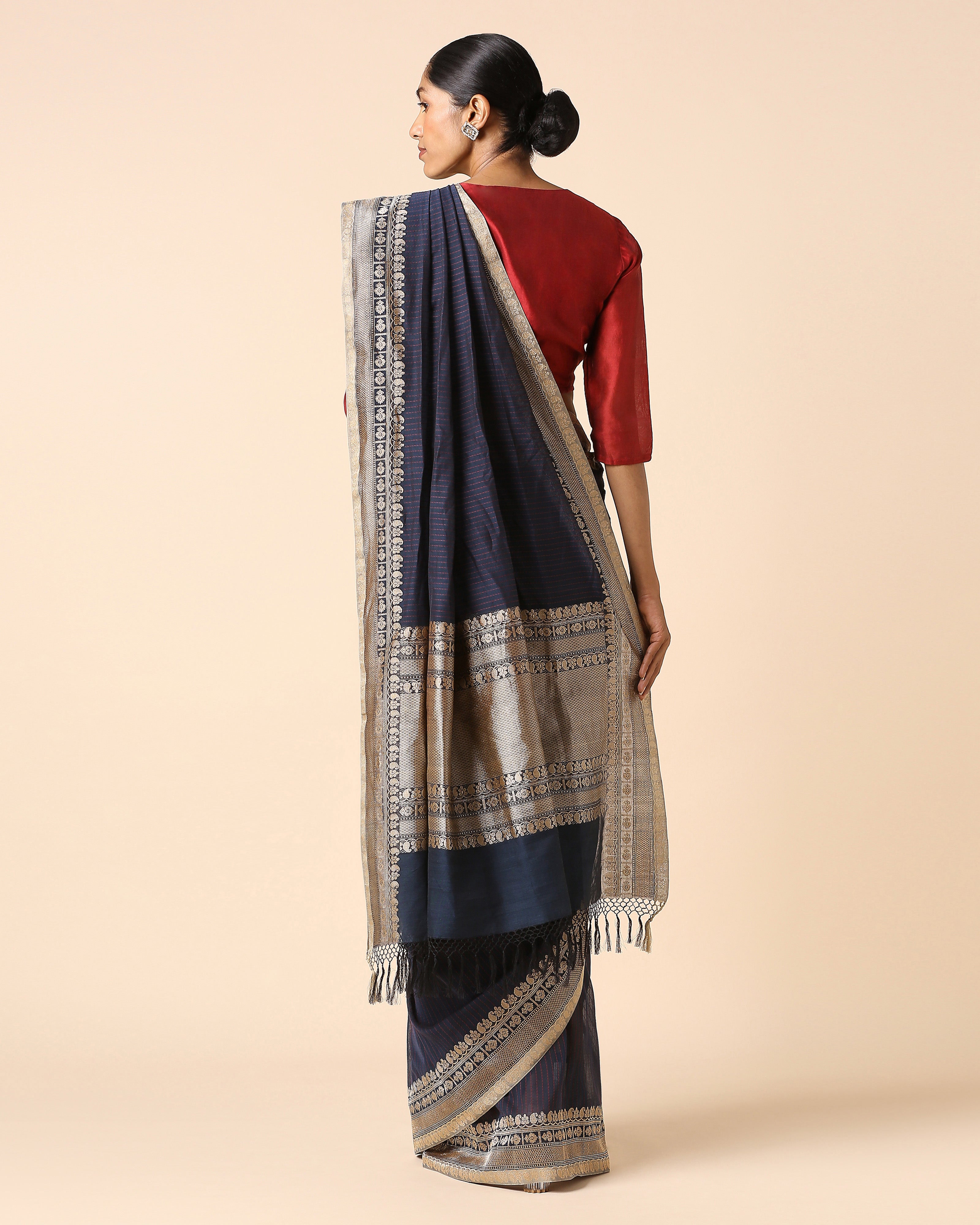 Atiana Banarasi Kadwa Cotton Saree