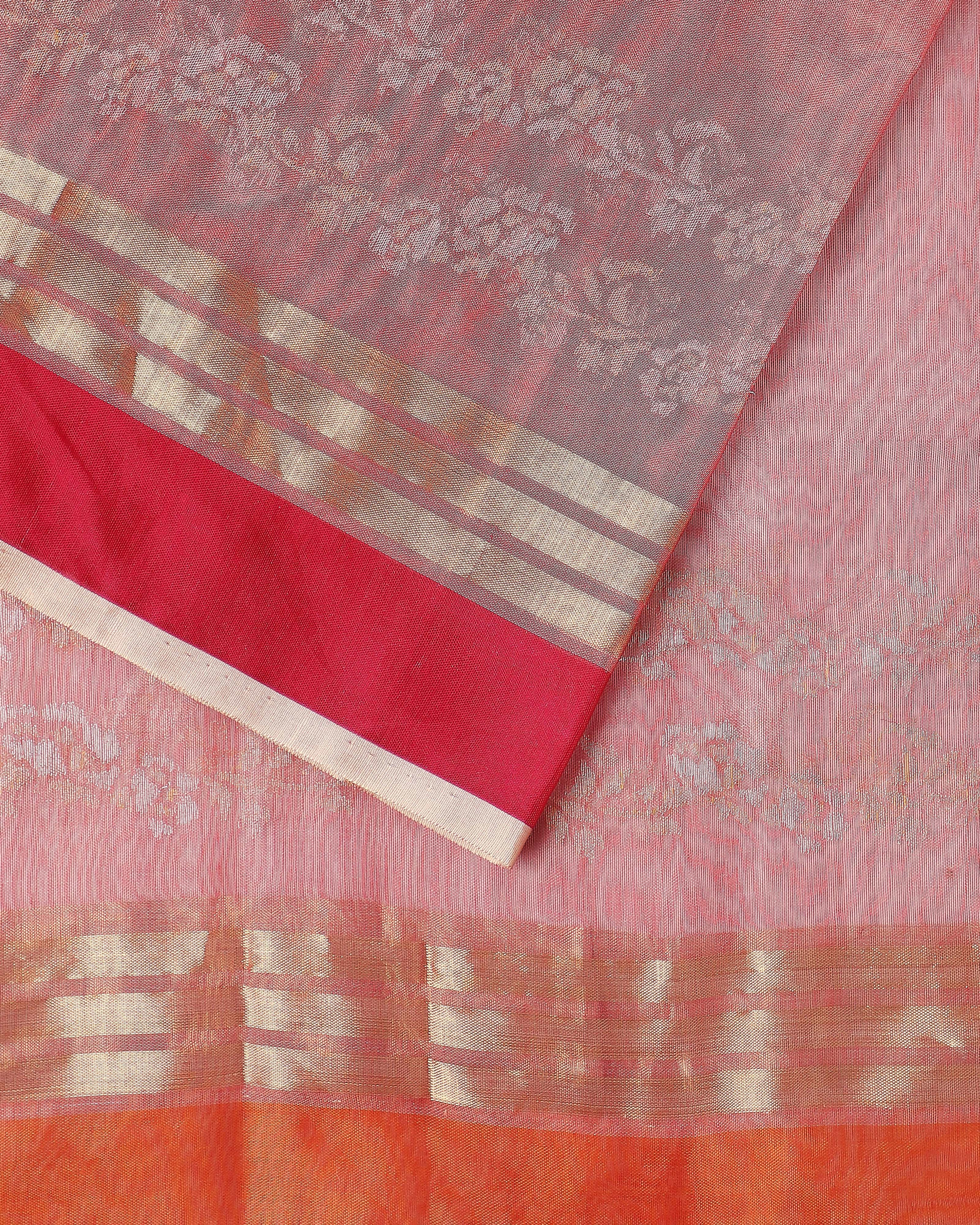 Meilo Banarasi Jamdani Silk Cotton Saree
