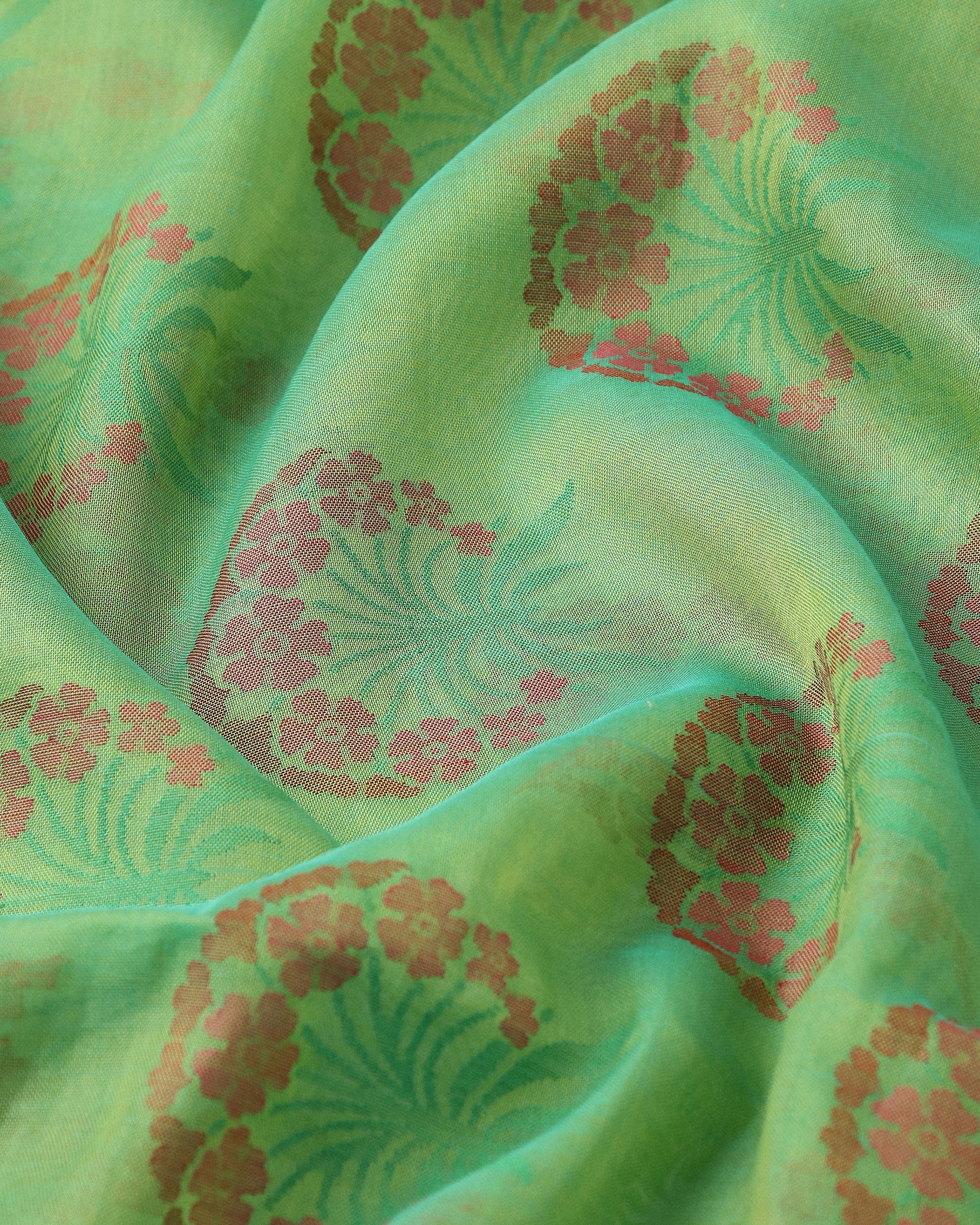 Anwitha Banarasi Jamdani Silk Cotton Saree