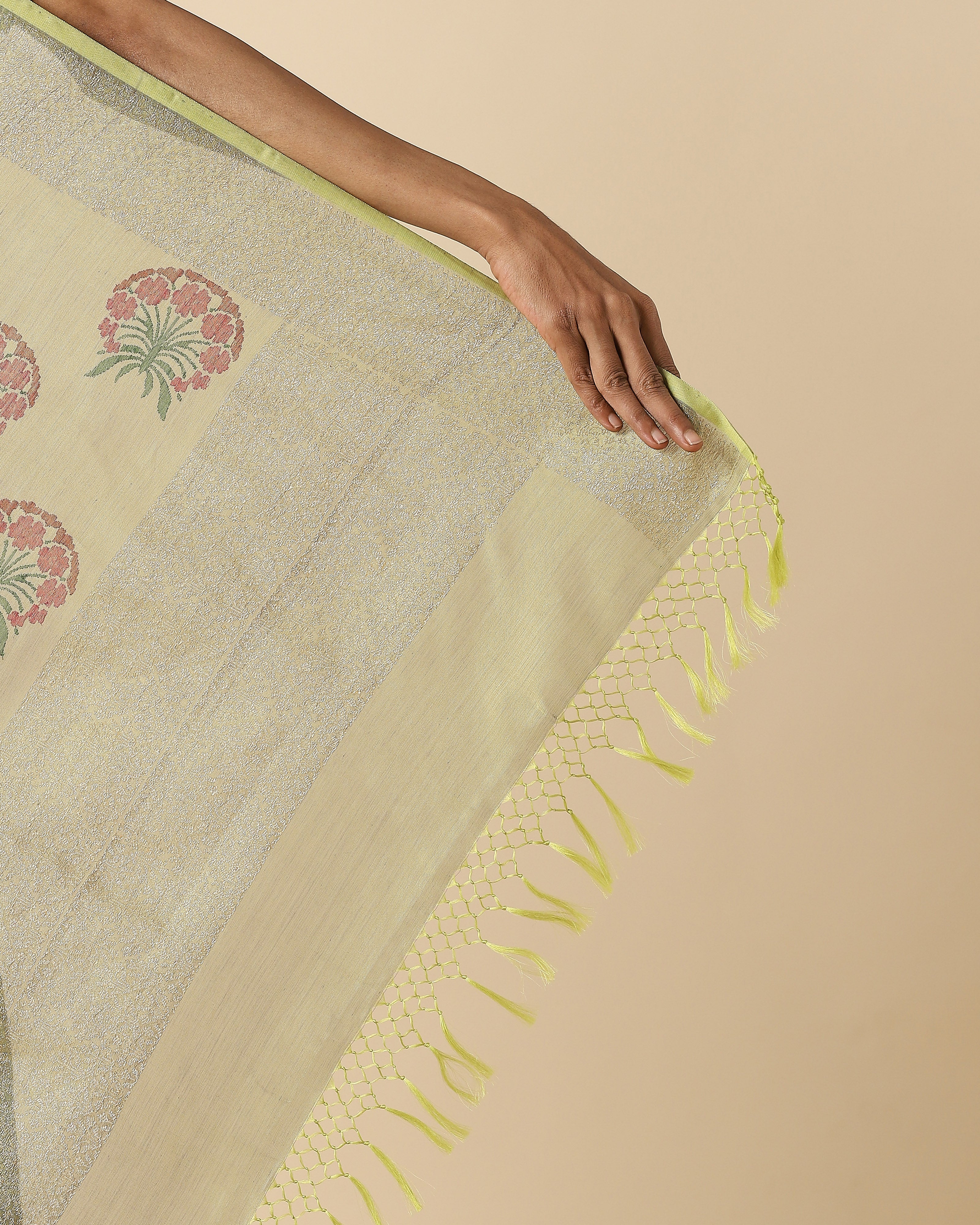 Anwitha Banarasi Jamdani Silk Cotton Saree