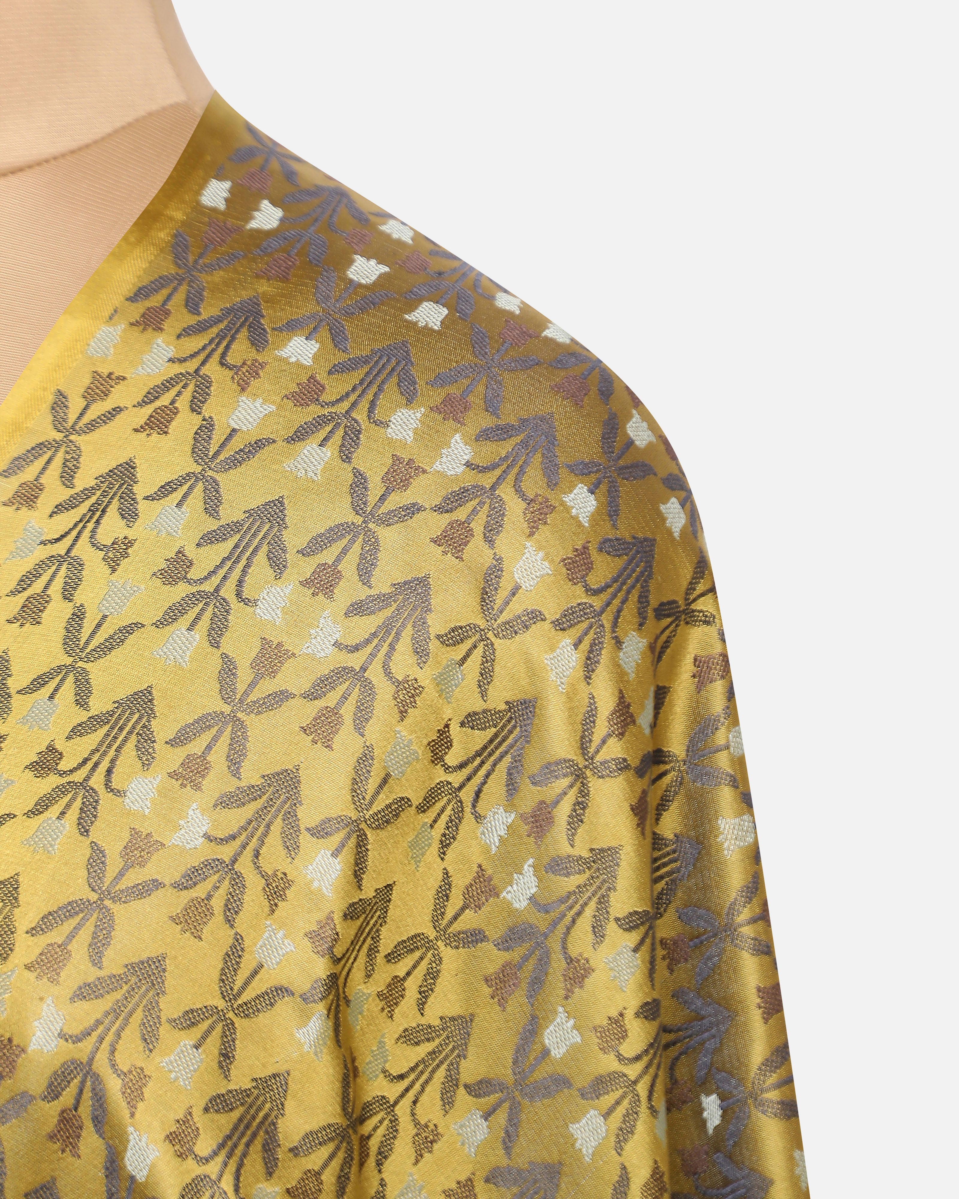 Kashini Banarasi Tanchoi Silk Suit Fabric