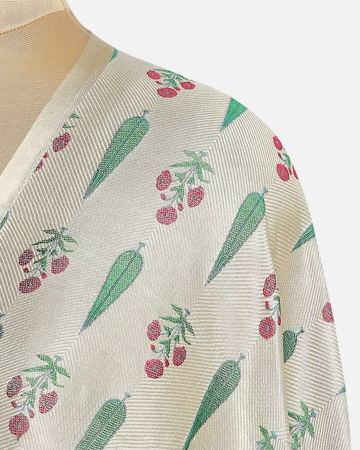 Aabidah Banarasi Tanchoi Silk Suit Material