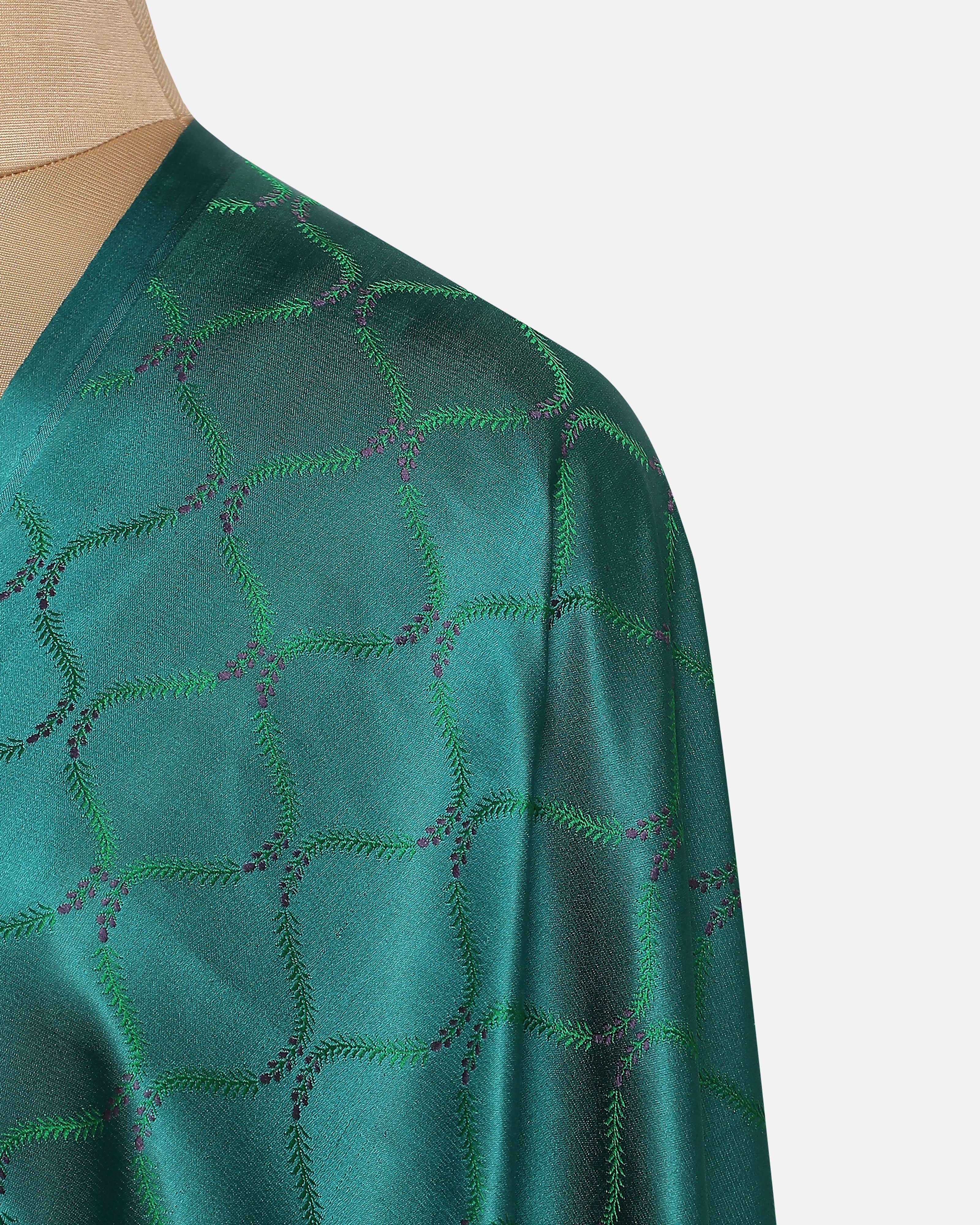 Aida Banarasi Tanchoi Silk Suit Fabric