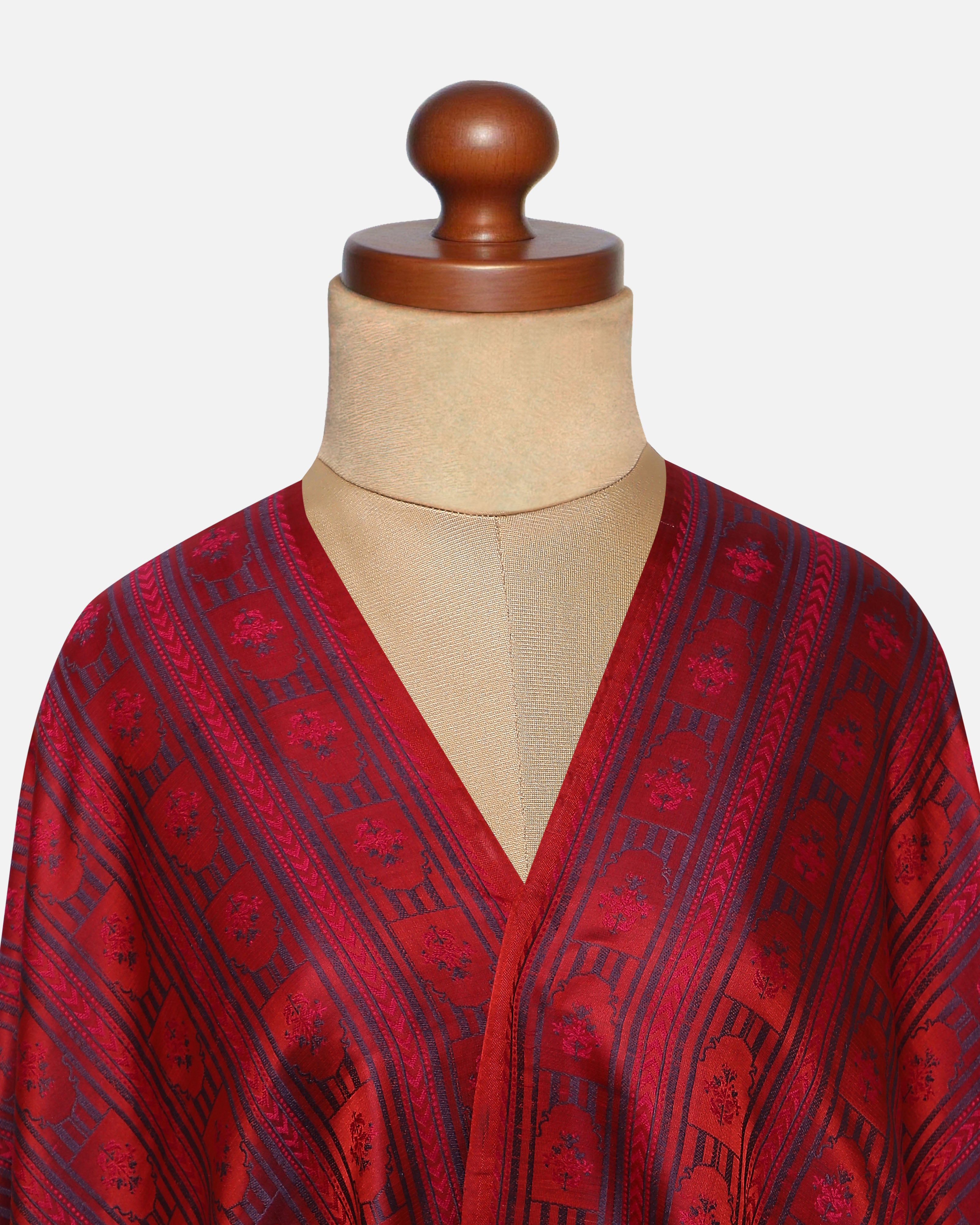 Daimaa Banarasi Tanchoi Silk Suit Fabric