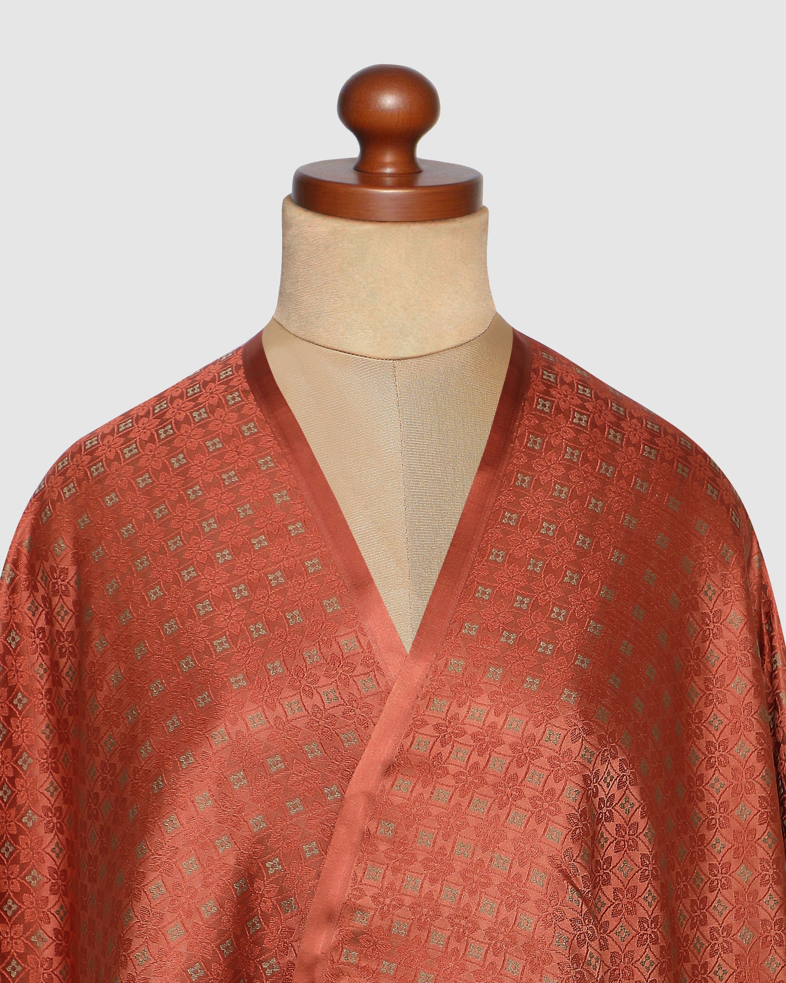 Ghusan Banarasi Tanchoi Silk Suit Fabric