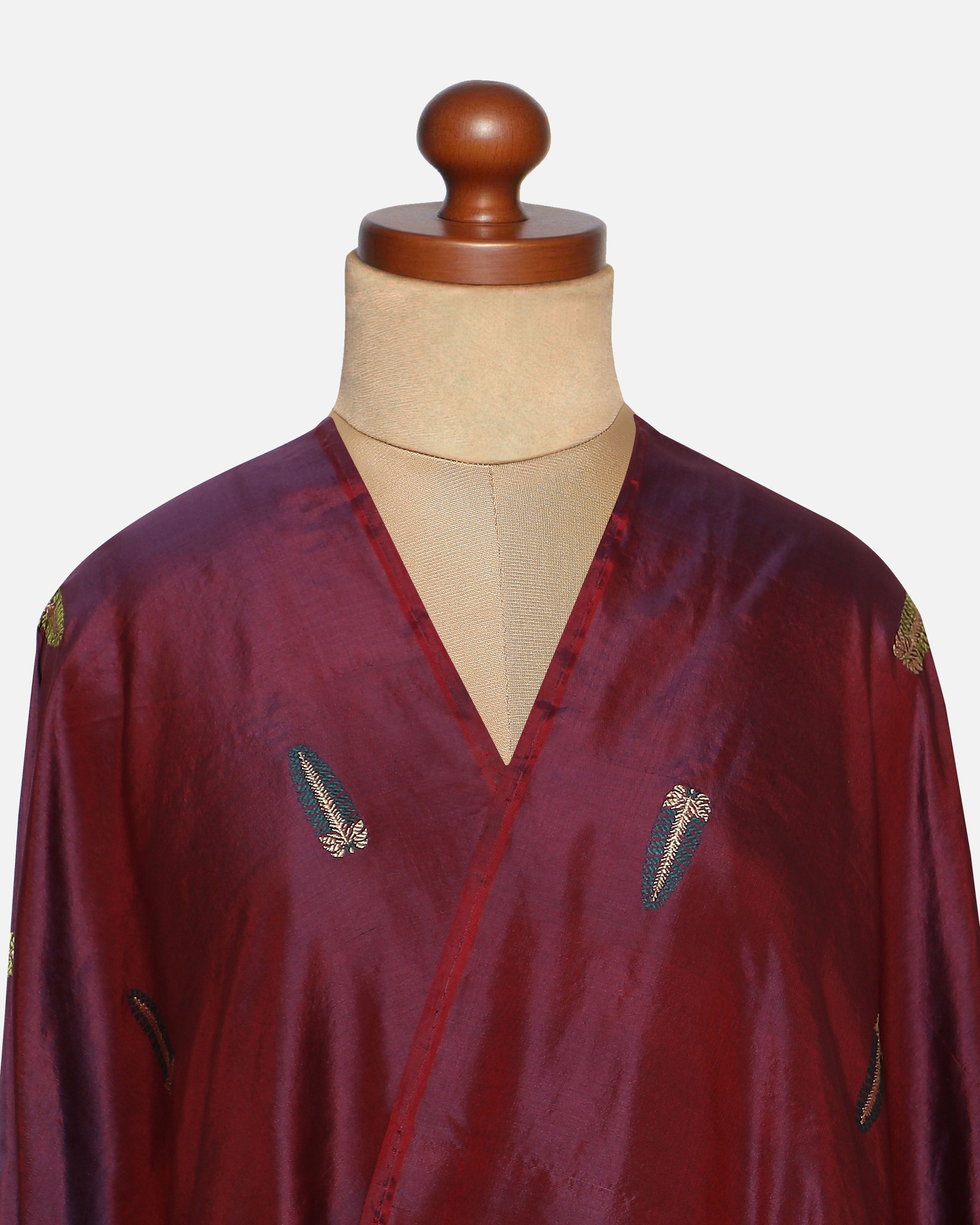 Heyma Banarasi Kadwa Silk Suit Fabric