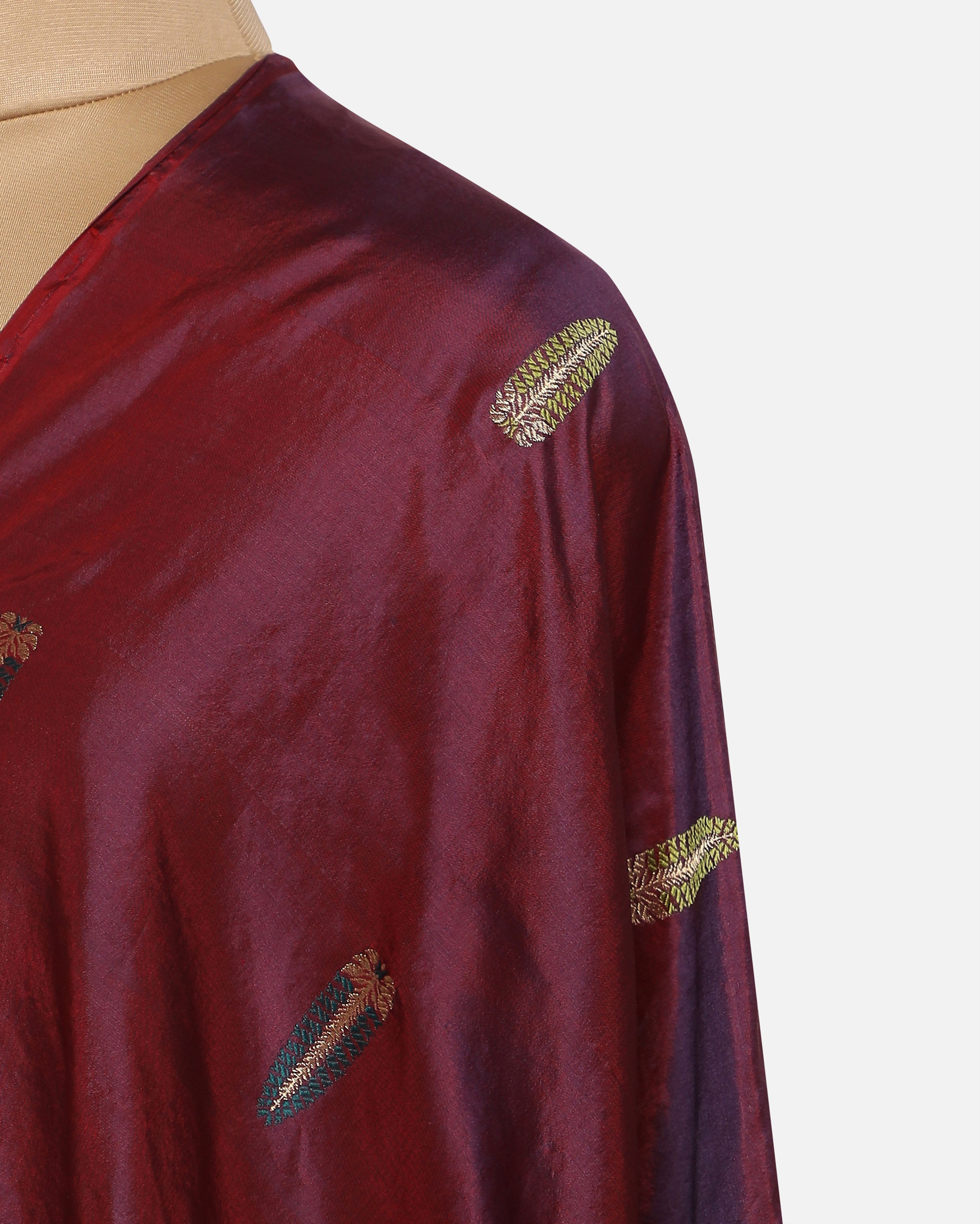 Heyma Banarasi Kadwa Silk Suit Fabric