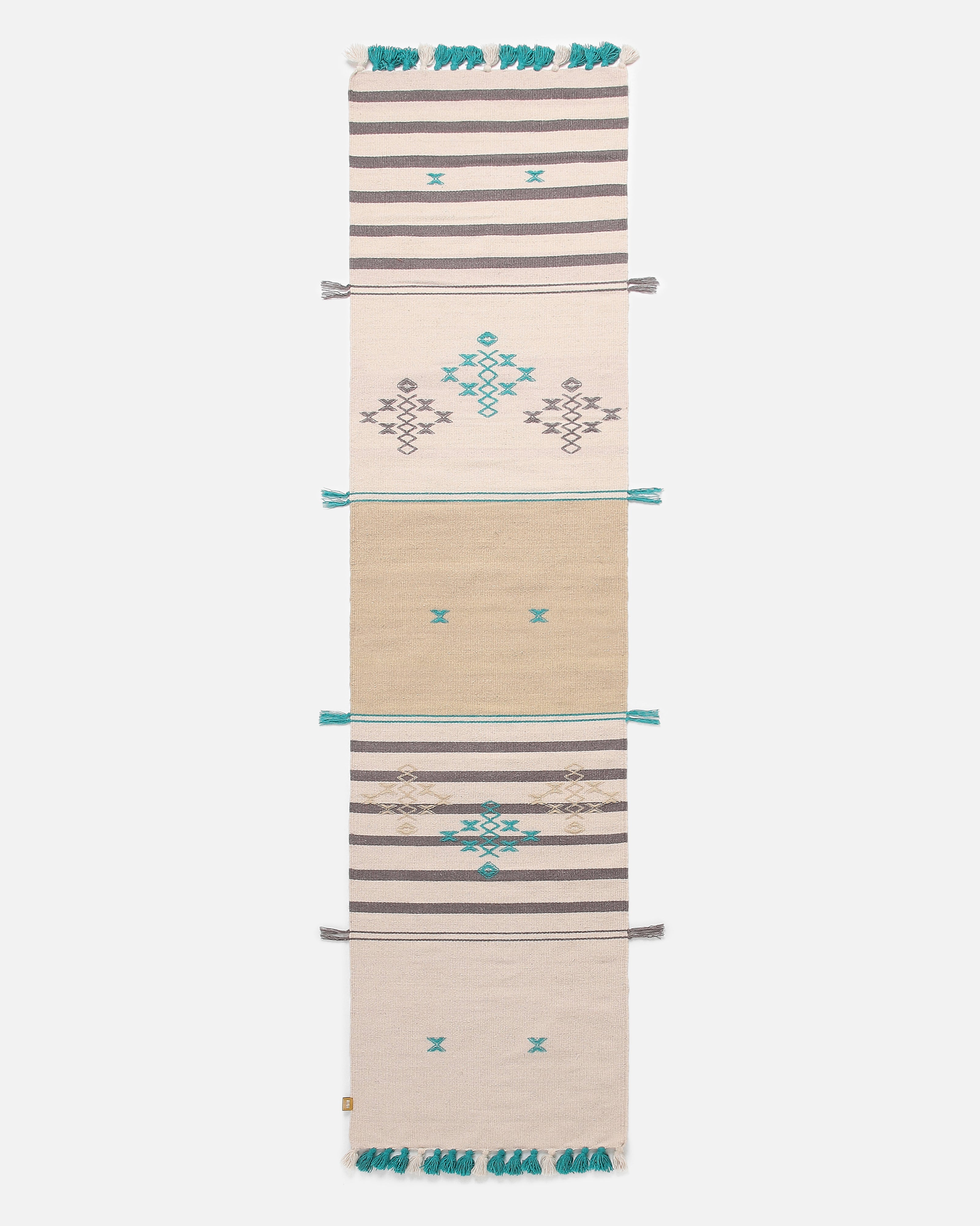 Vruksha Bhujodi Extra Weft Cotton Wool Rug