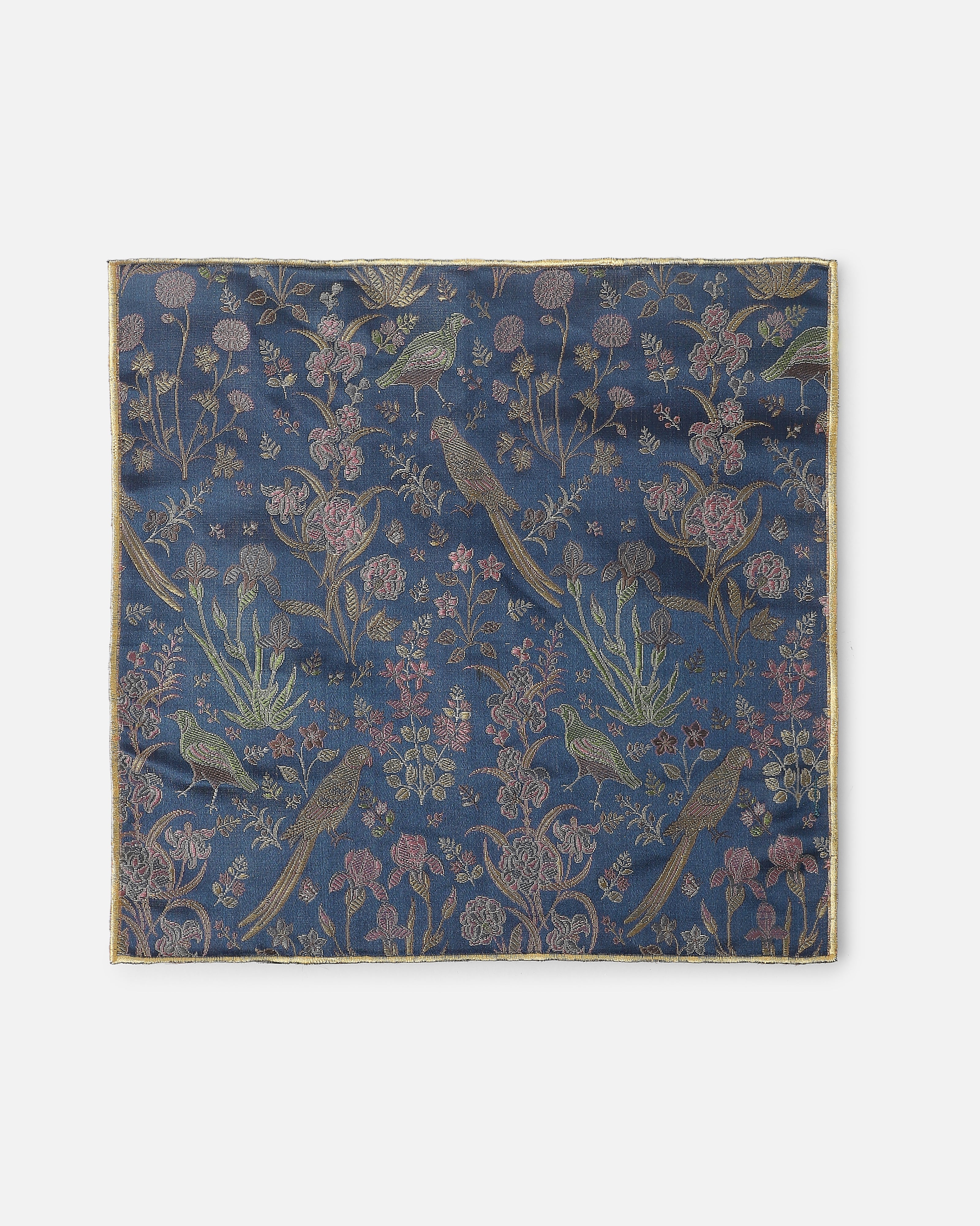 Winny Banarasi Tanchoi Silk Pocket Square