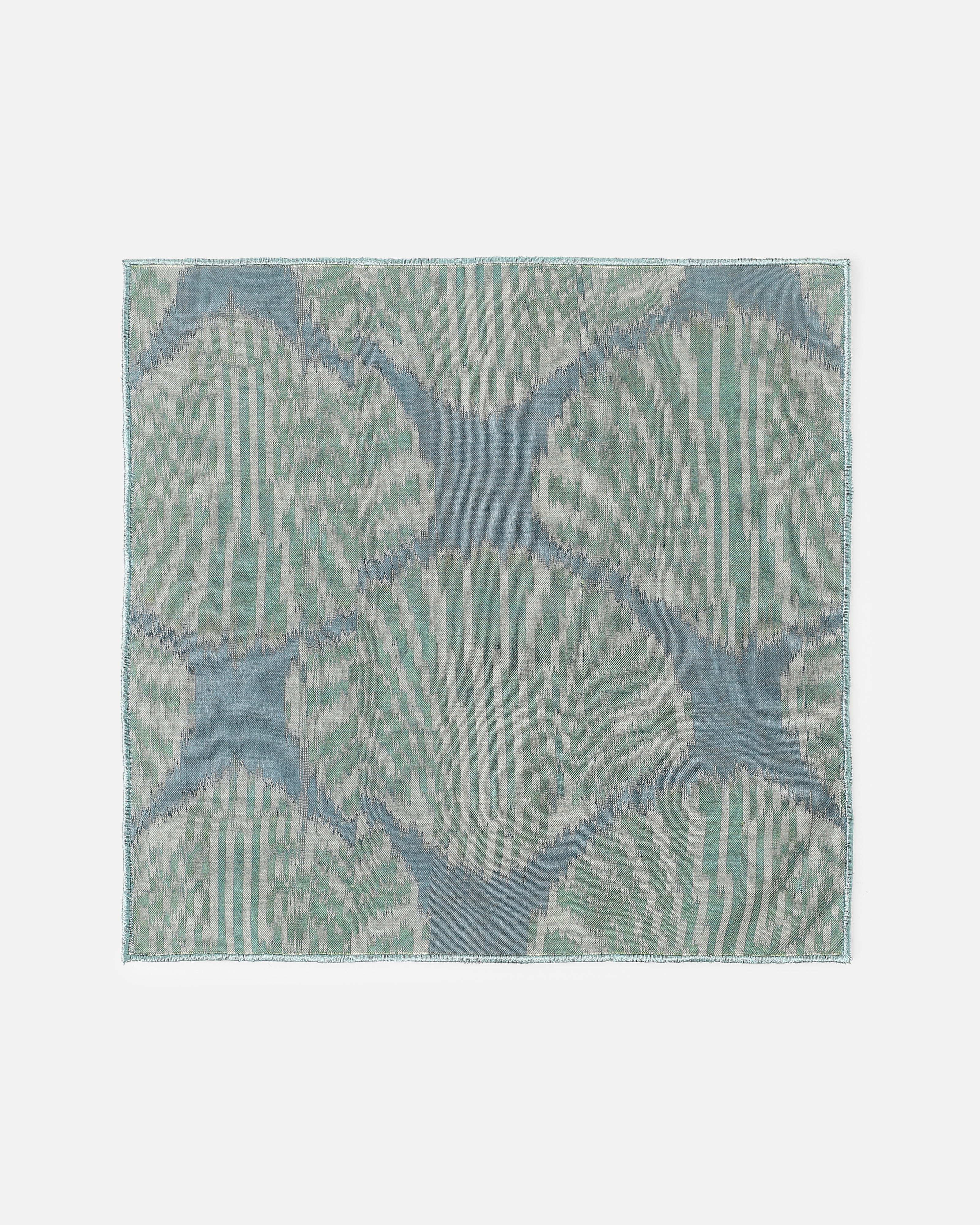 Seepi Pochampally Weft Ikat Cotton Silk Pocket Square