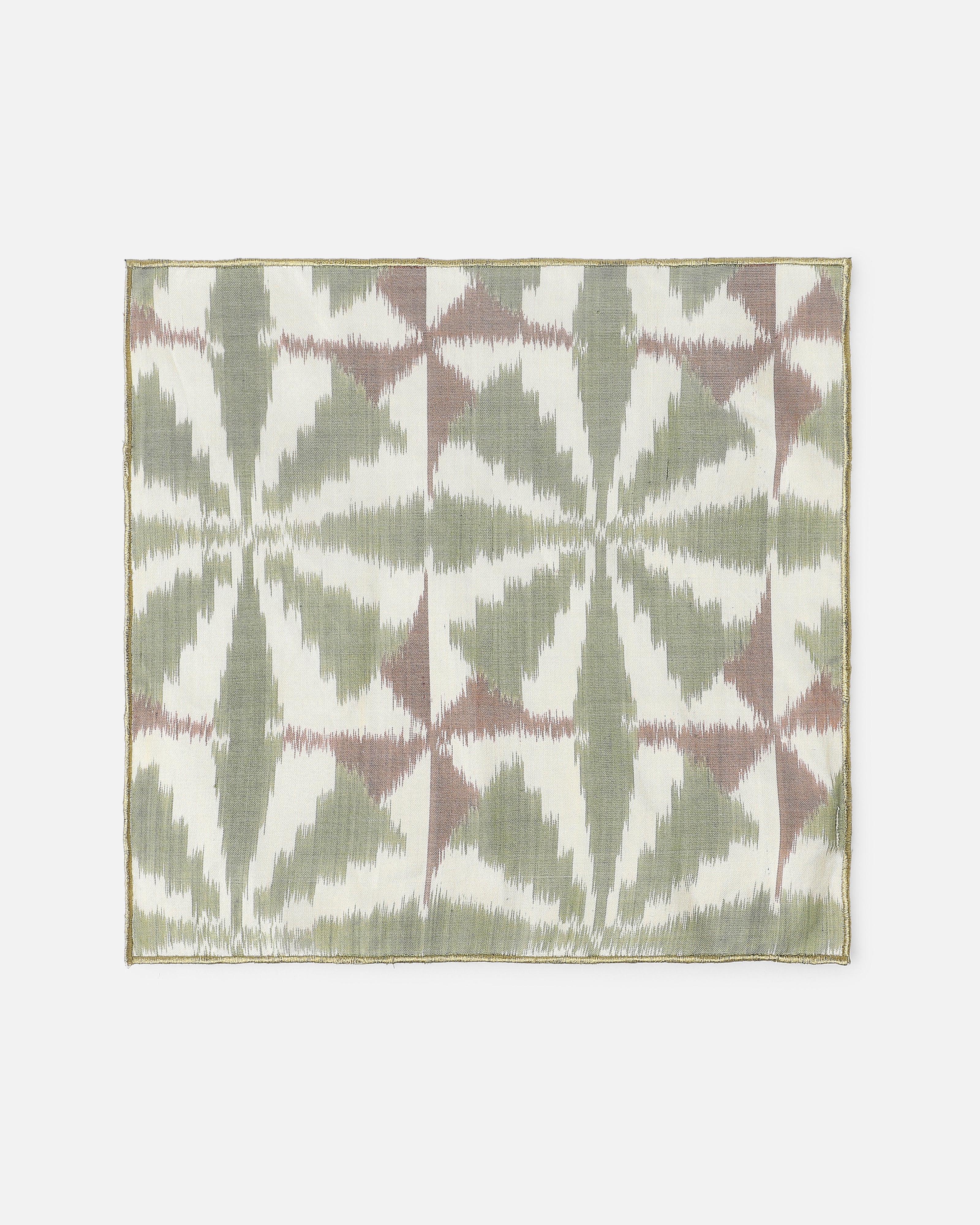 Pinwheel Pochampally Weft Ikat Cotton Silk Pocket Square