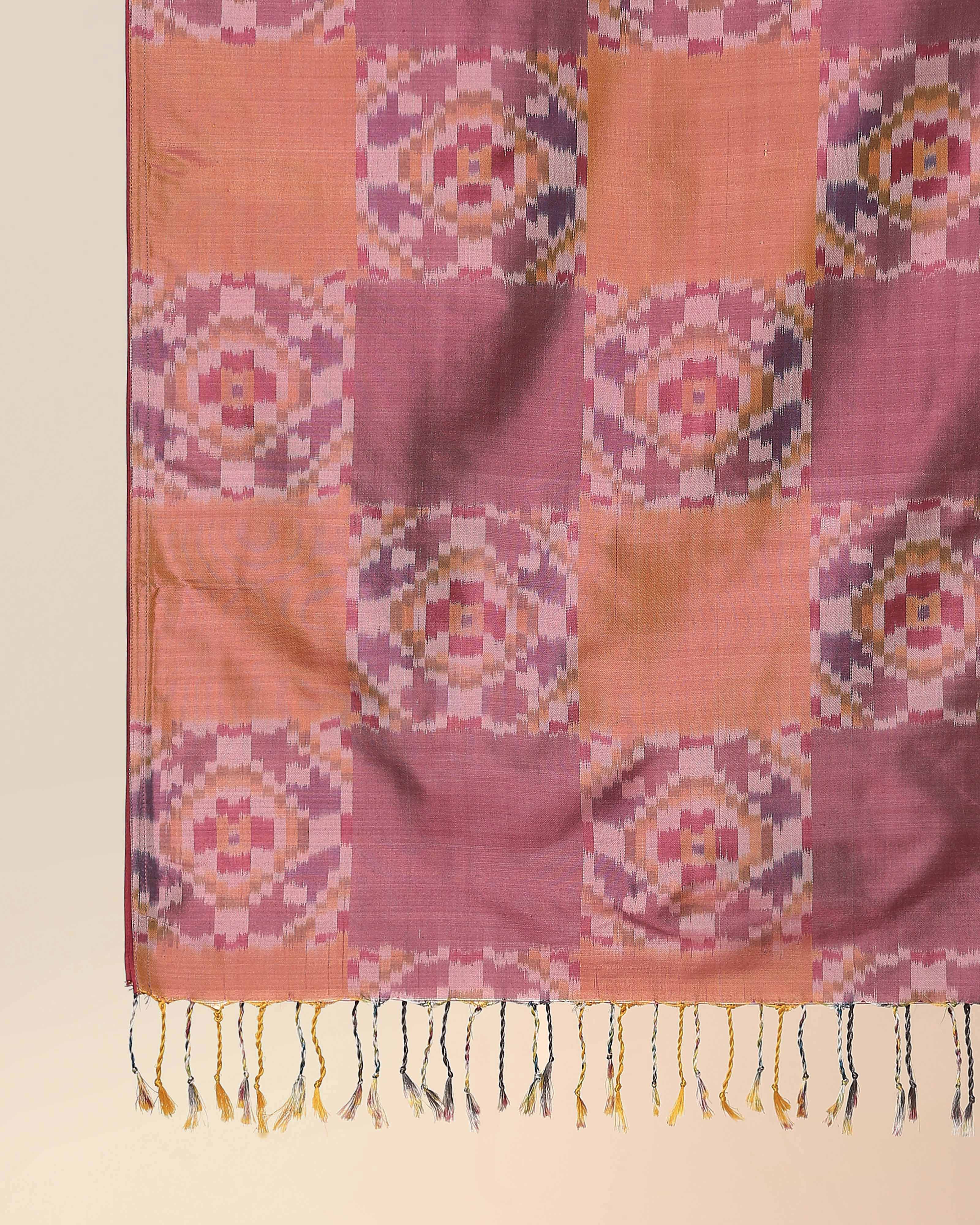 Azia Pochampally Warp Ikat Silk Stole
