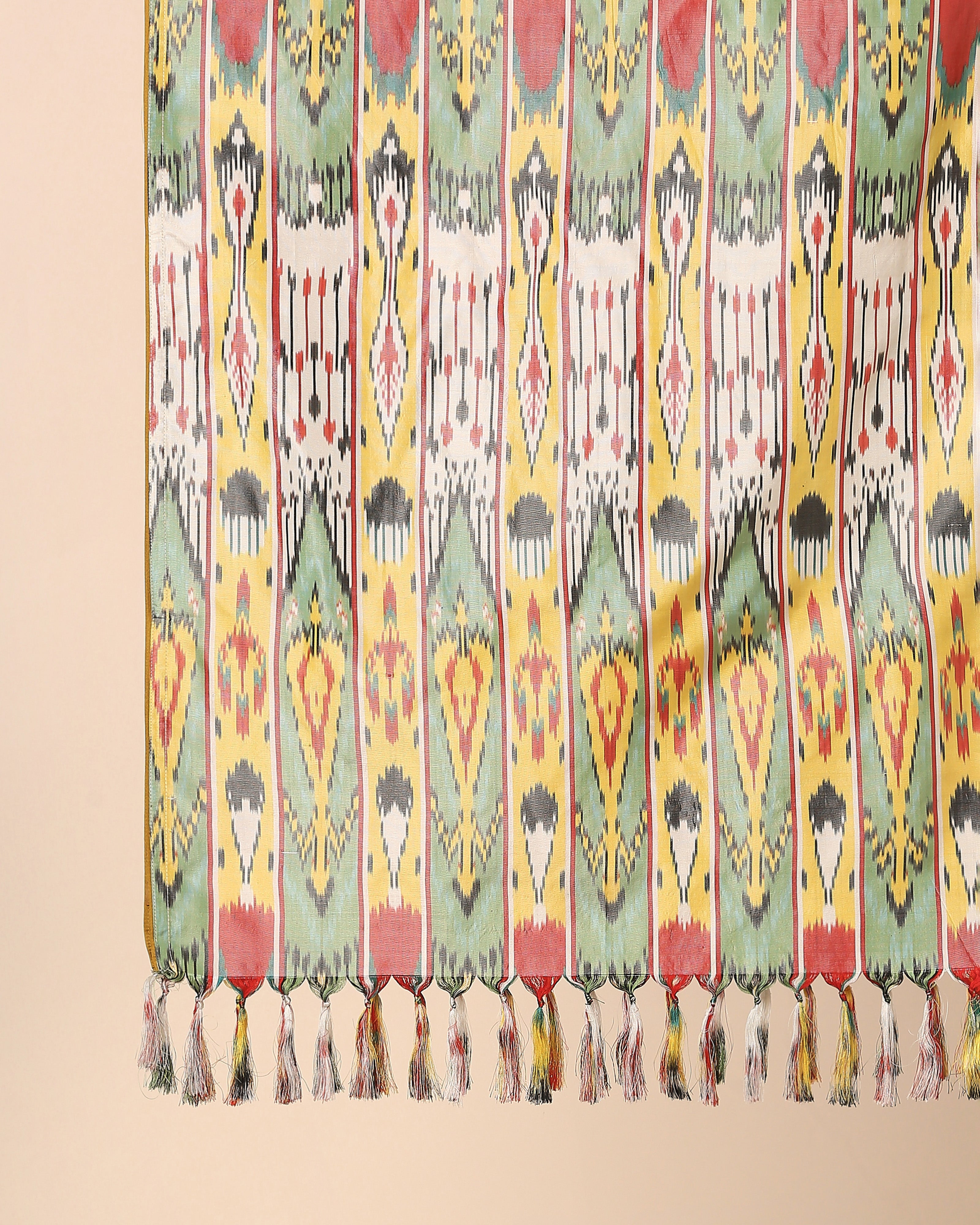 Afgan Pochampally Warp Ikat Silk Stole