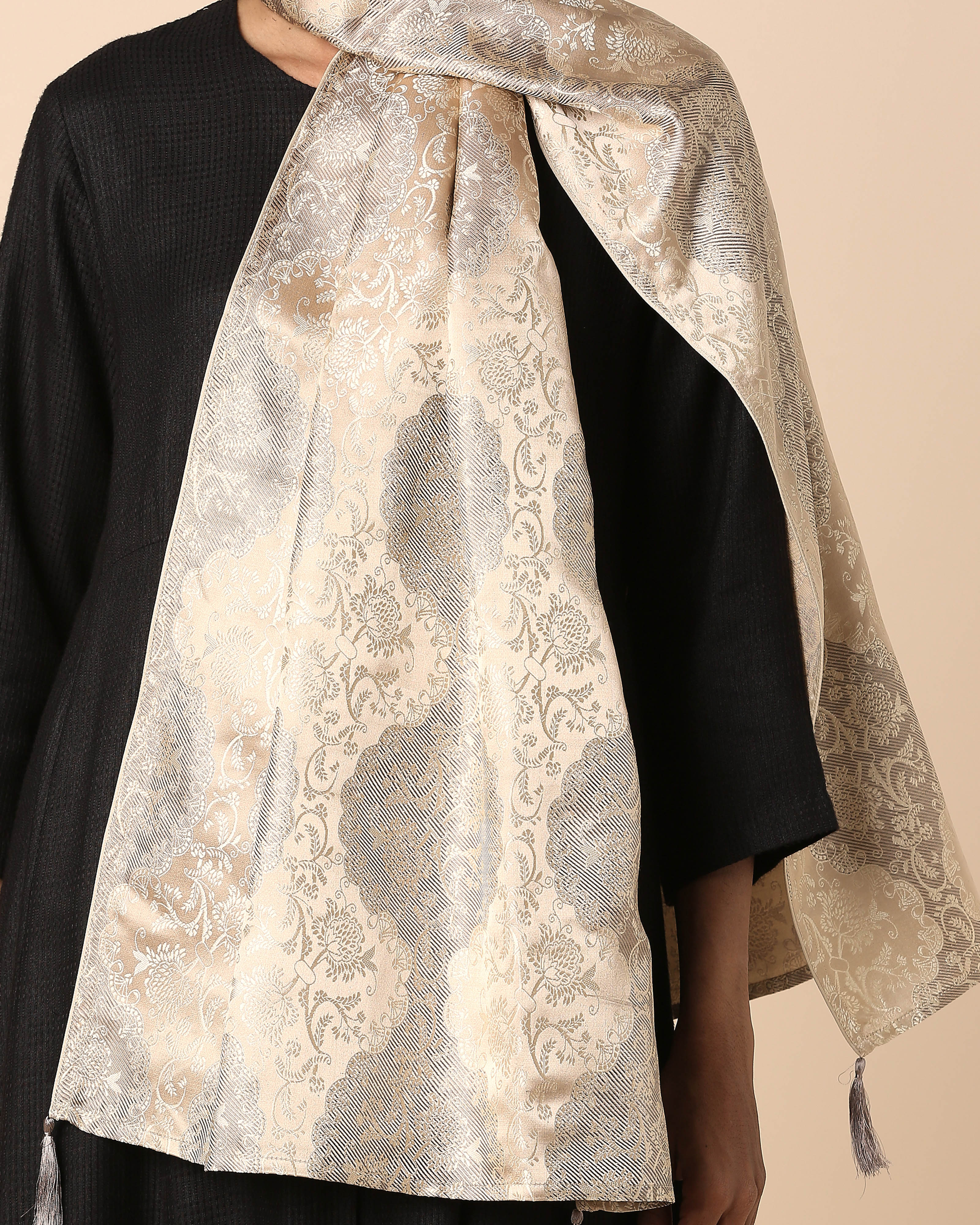 Raunak Banarasi Tanchoi Silk Stole