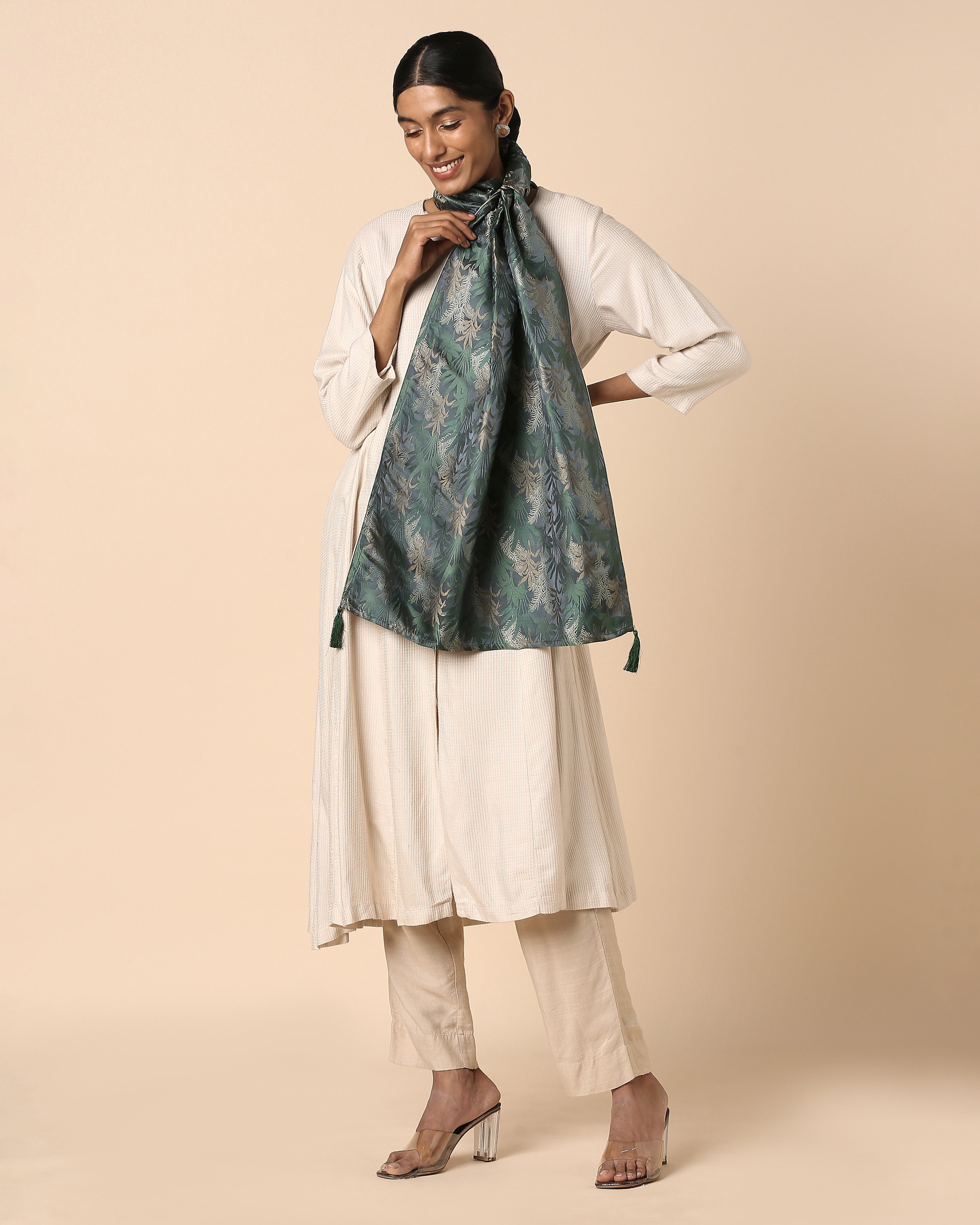 Van Banarasi Tanchoi Silk Stole