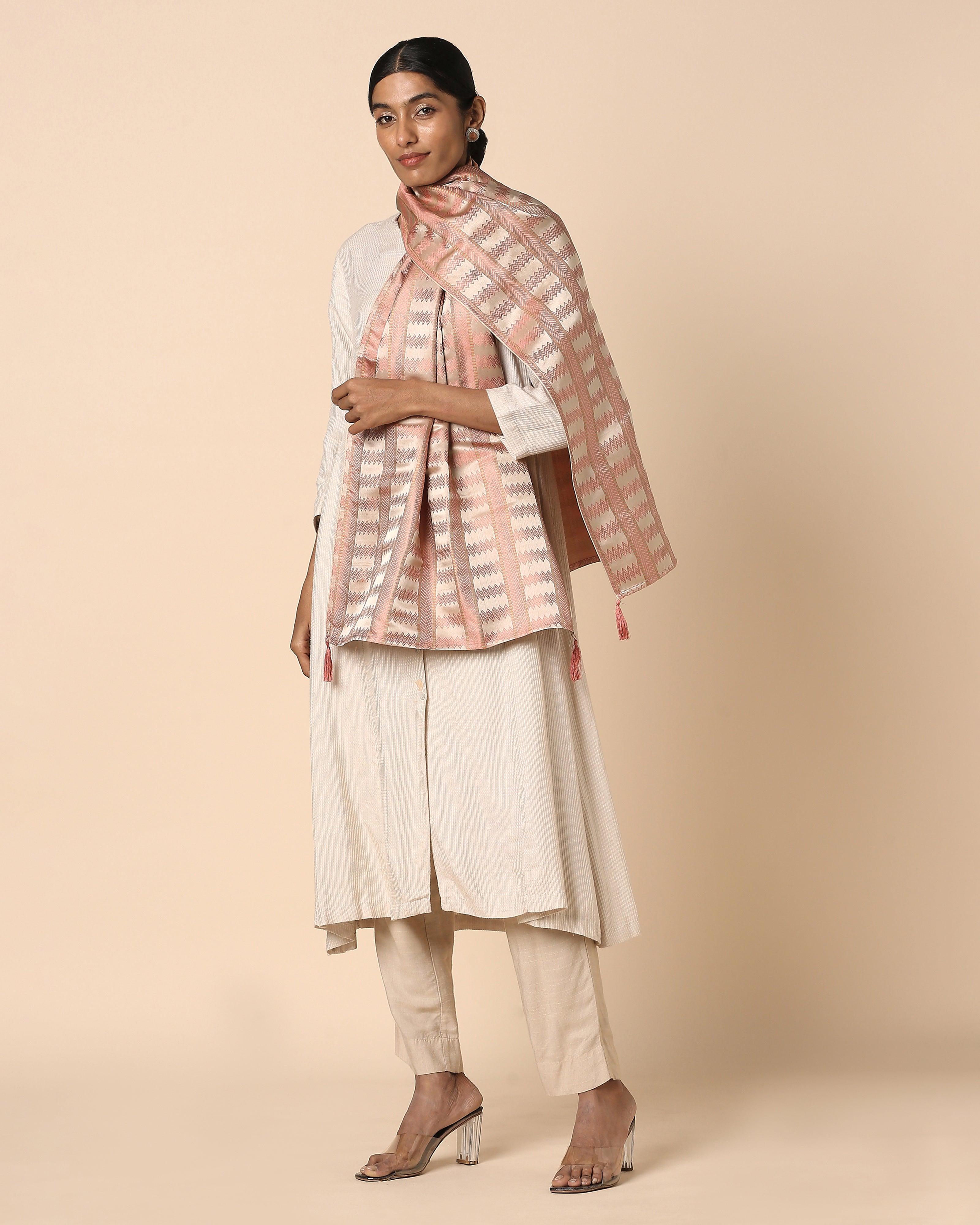 Rohan Banarasi Tanchoi Silk Stole