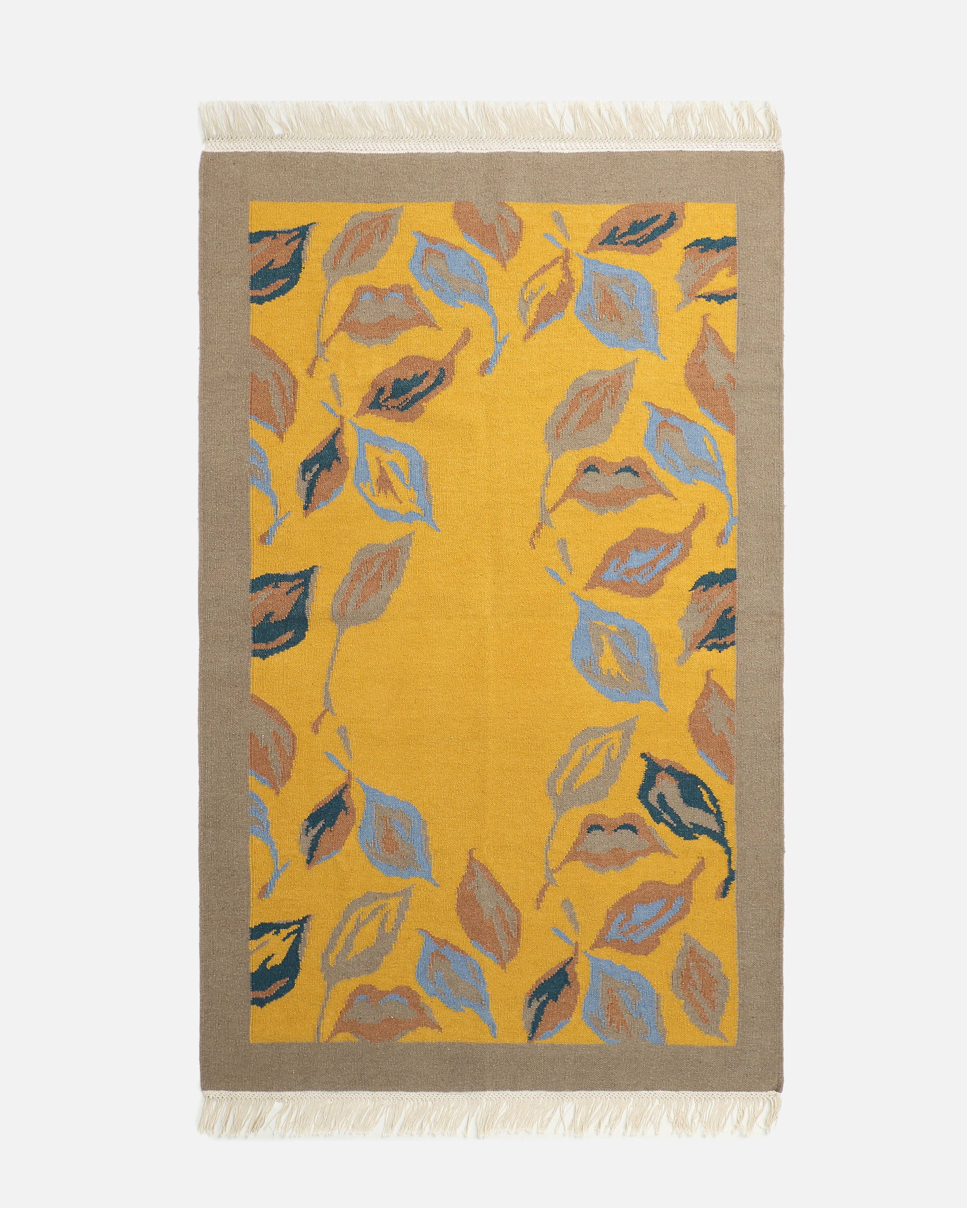 Automne Bhadohi Panja Cotton Wool Rug