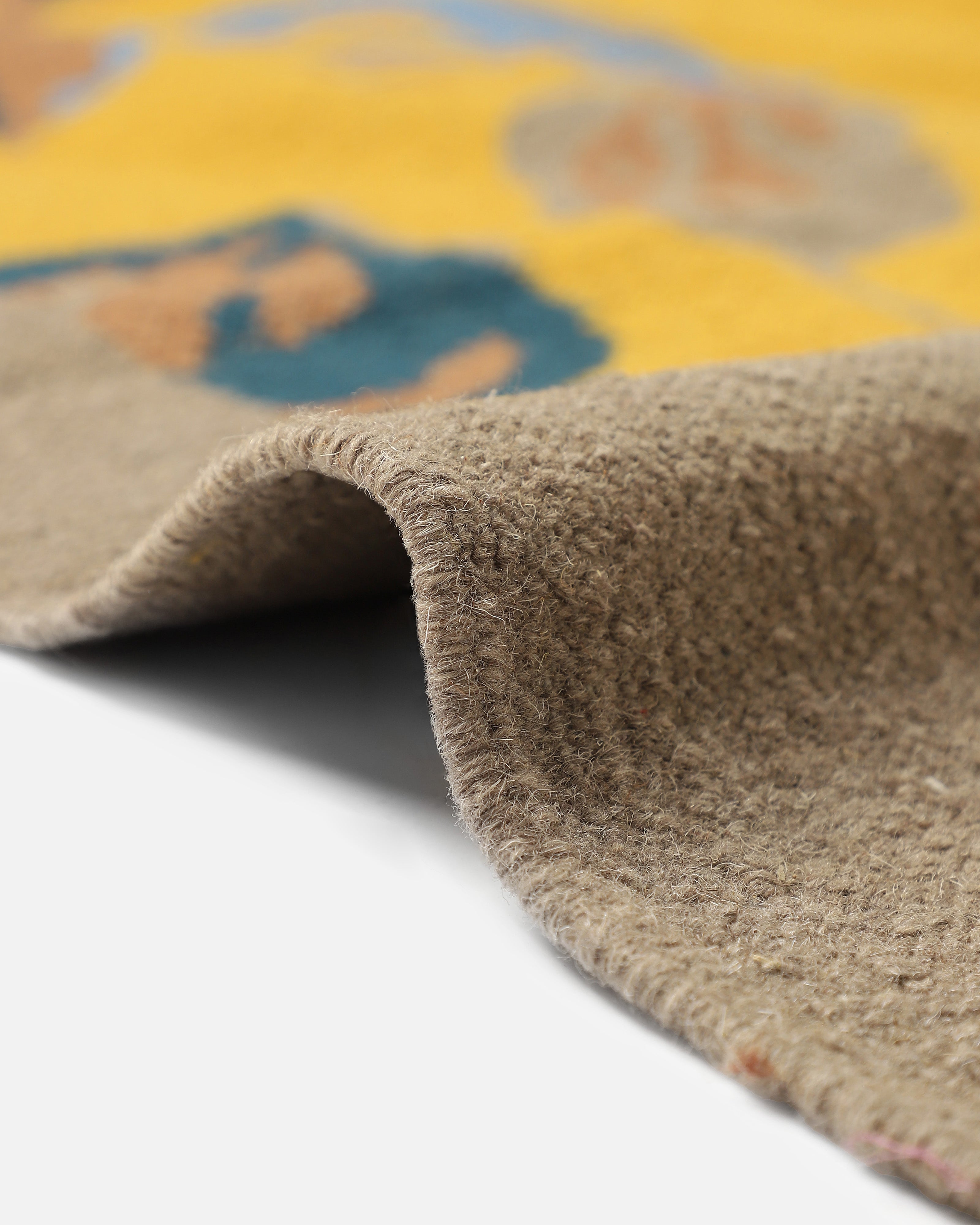 Automne Bhadohi Panja Cotton Wool Rug