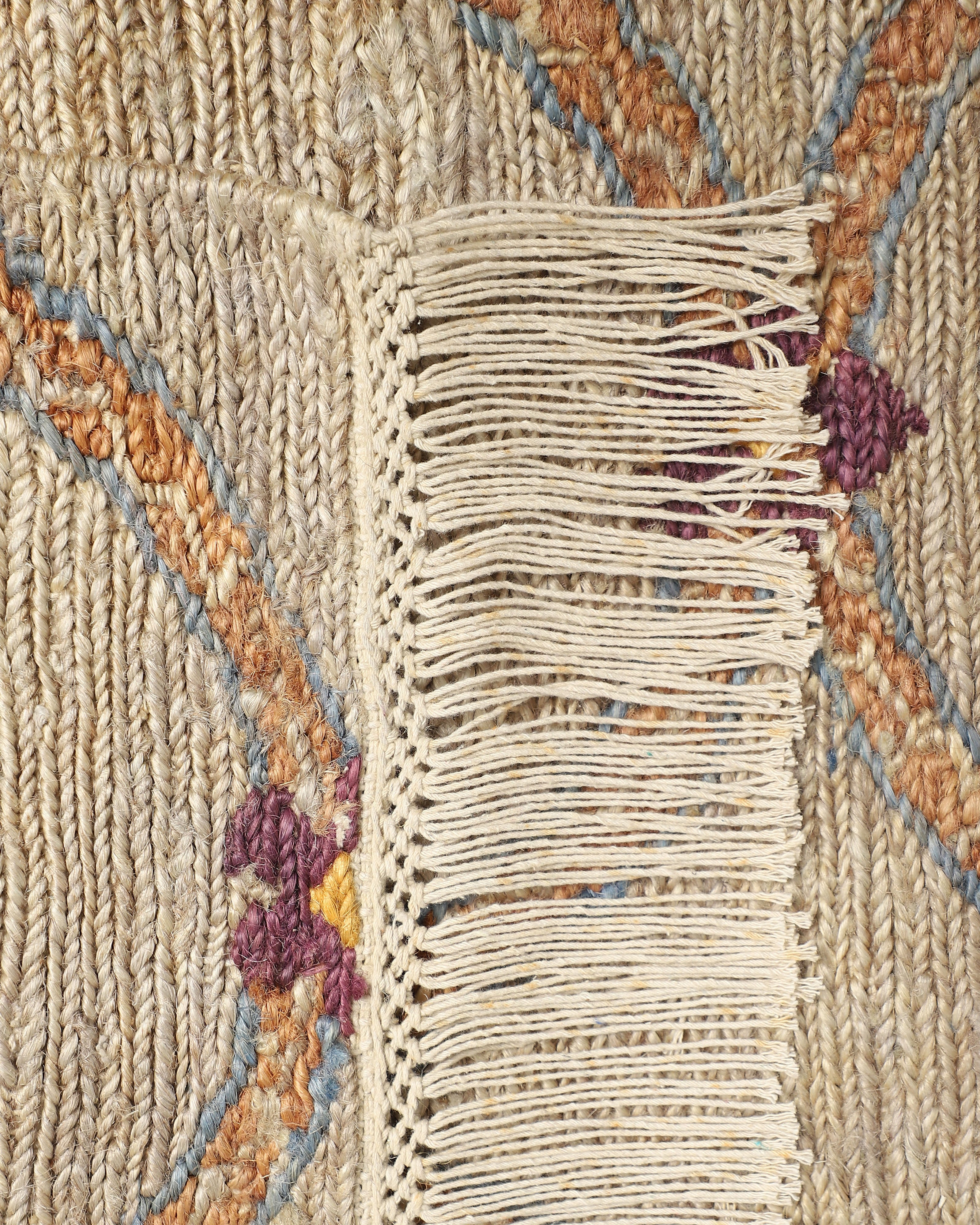 Idukki Bhadohi Hand Knotted Cotton Jute Rug