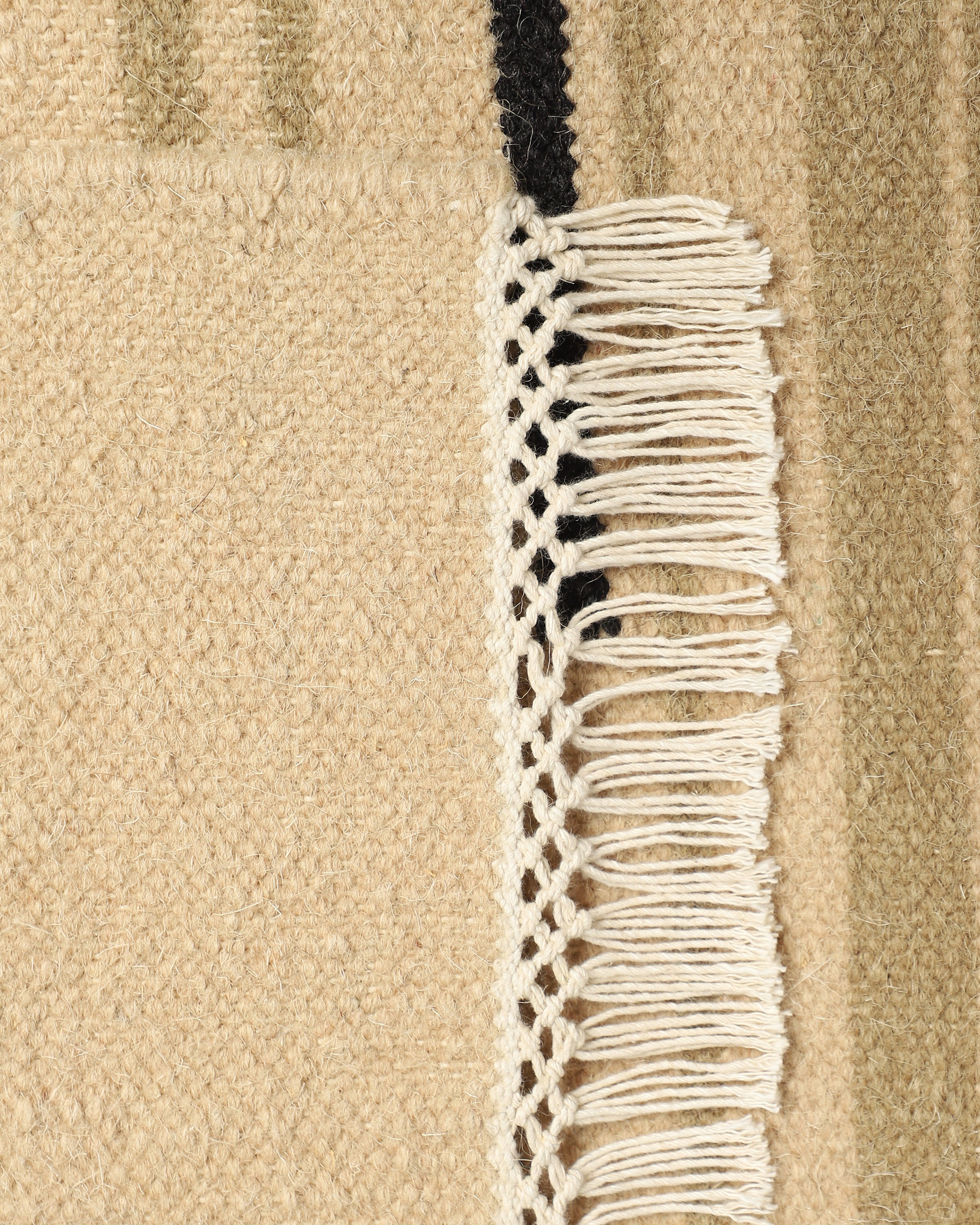 Aanit Bhadohi Panja Cotton Wool Rug