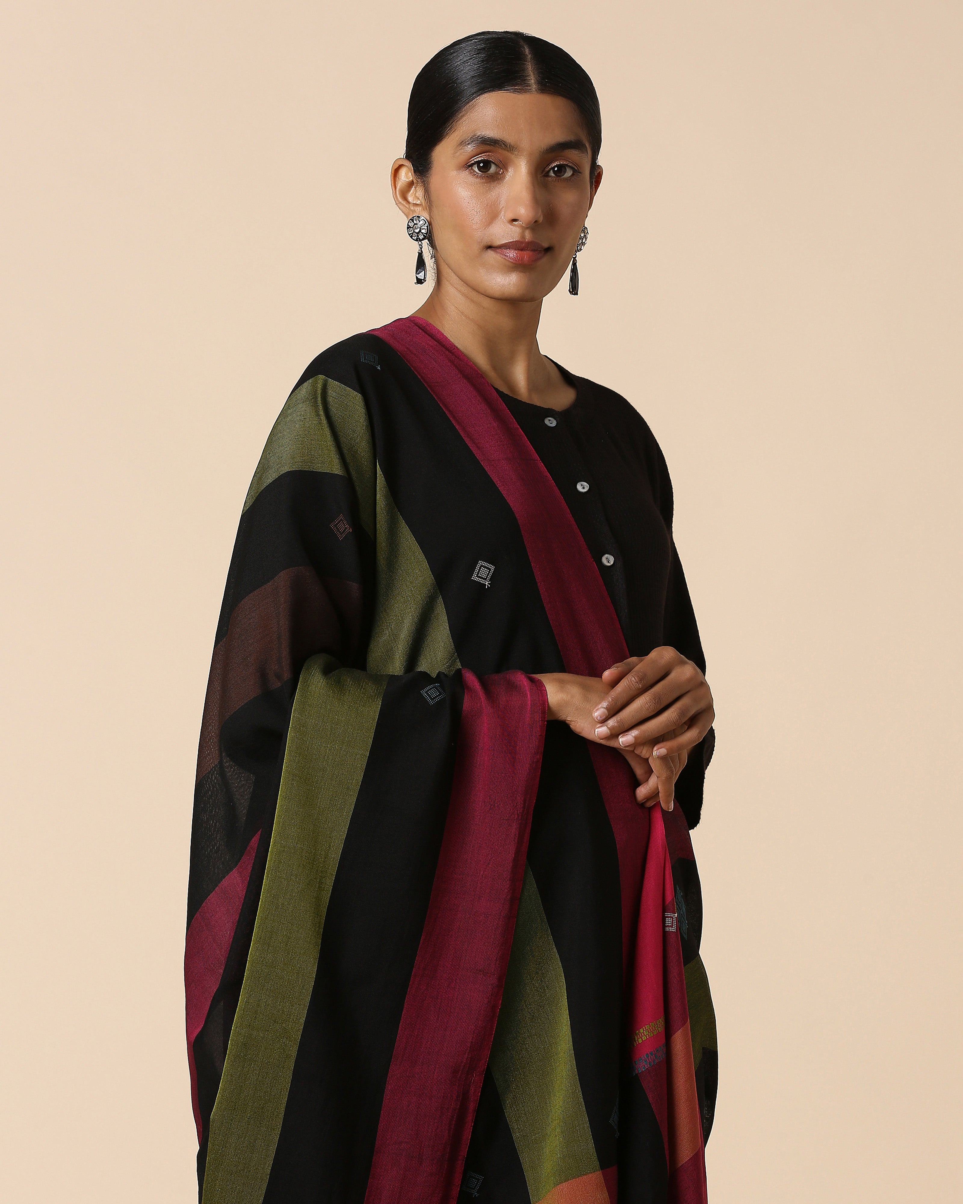 Ruhar Bhujodi Extra Weft Cotton Dupatta