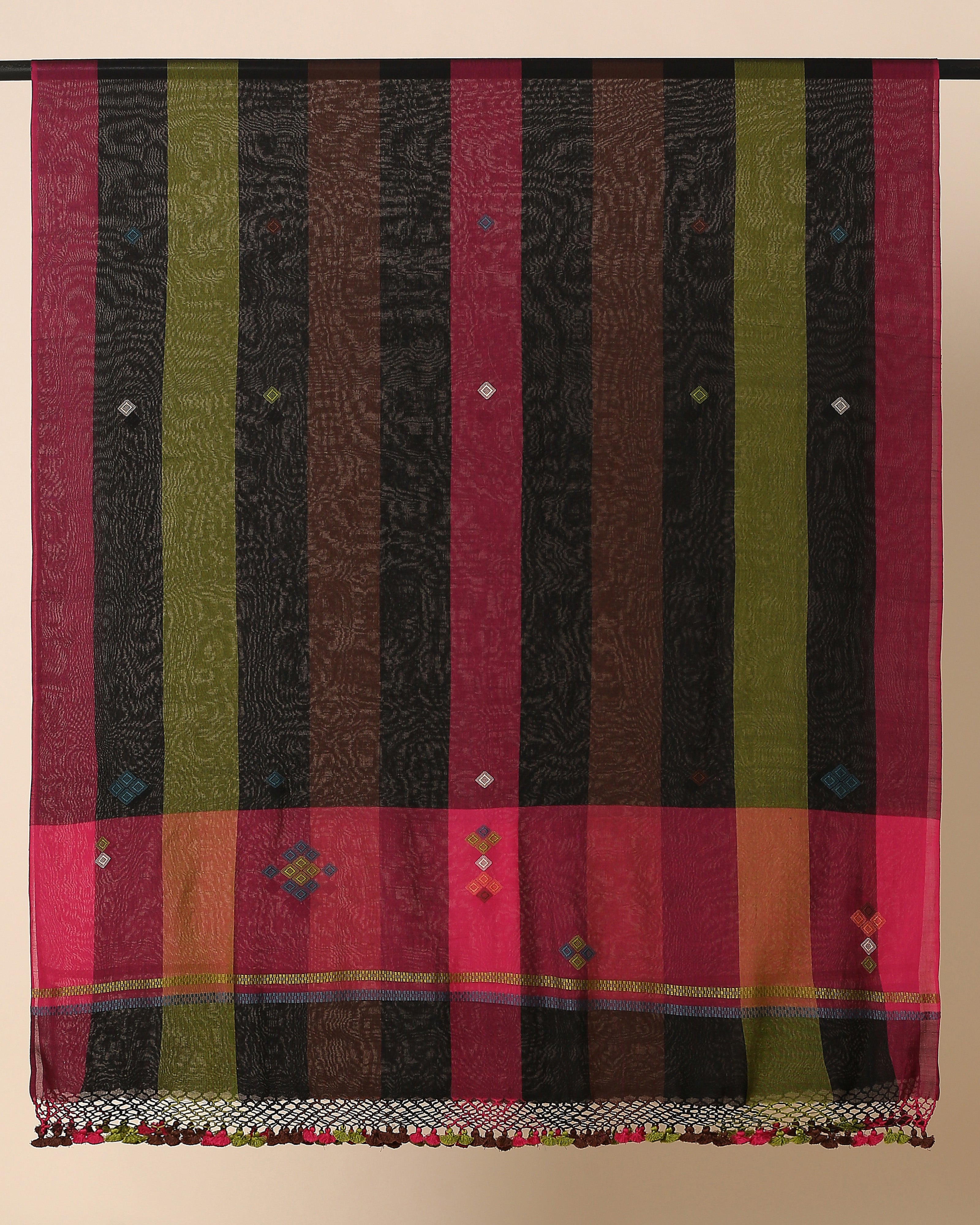 Ruhar Bhujodi Extra Weft Cotton Dupatta