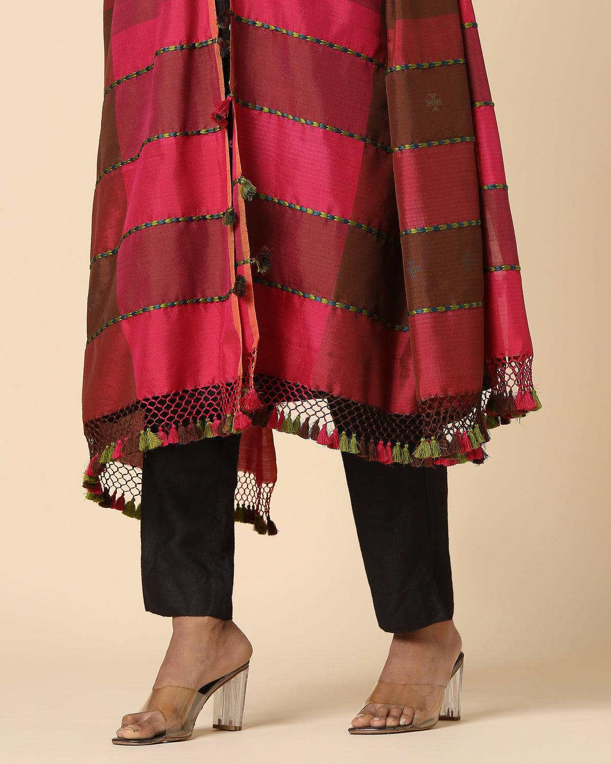Chara Bhujodi Extra Weft Cotton Silk Dupatta