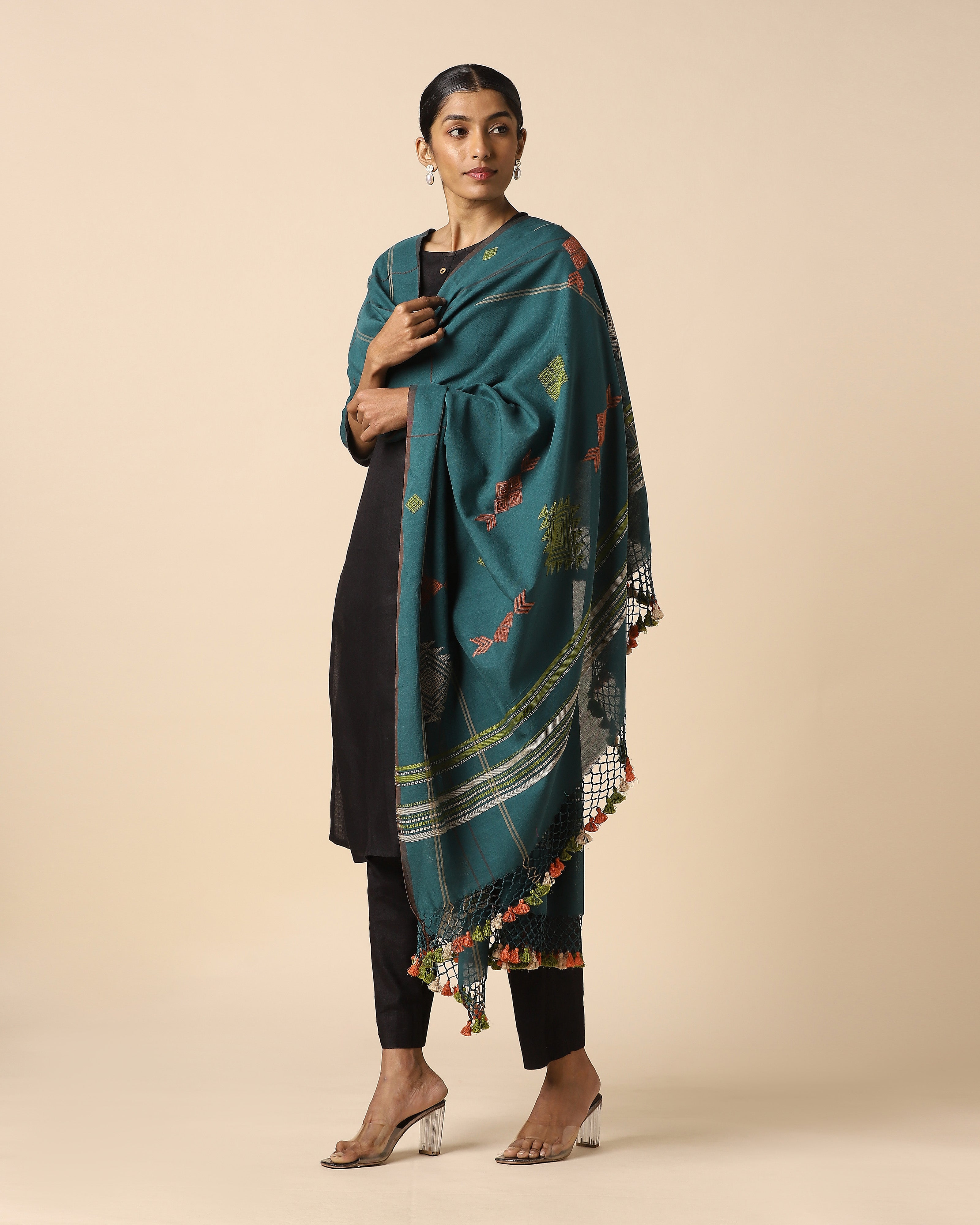 Rushma Bhujodi Extra Weft Cotton Dupatta