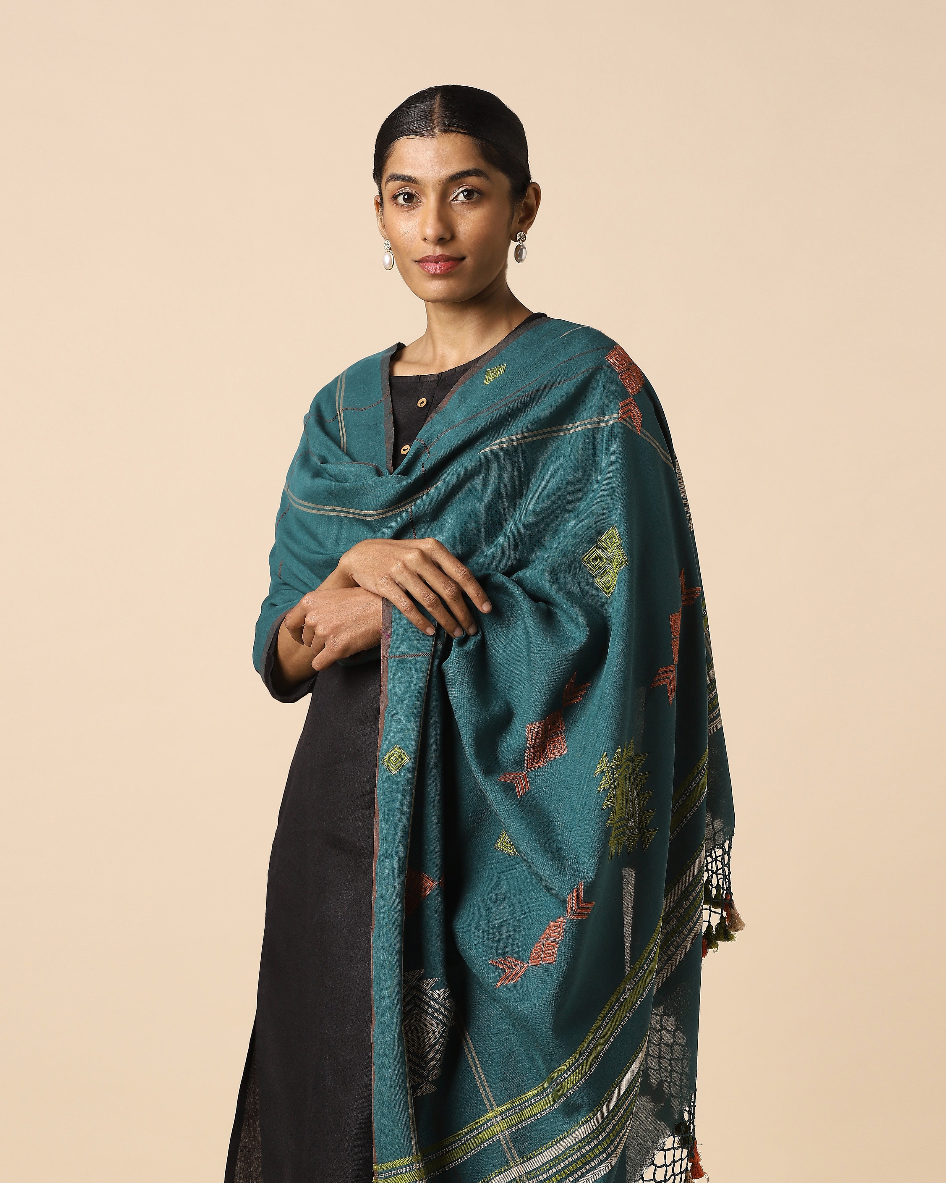 Rushma Bhujodi Extra Weft Cotton Dupatta