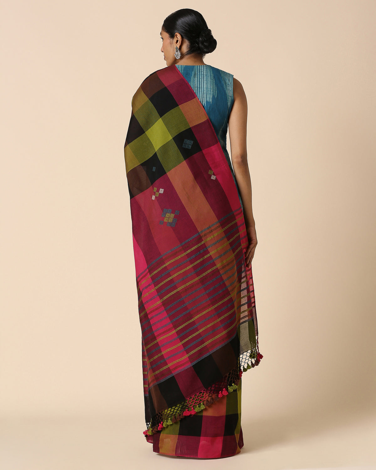 Ruhar Bhujodi Extra Weft Cotton Saree