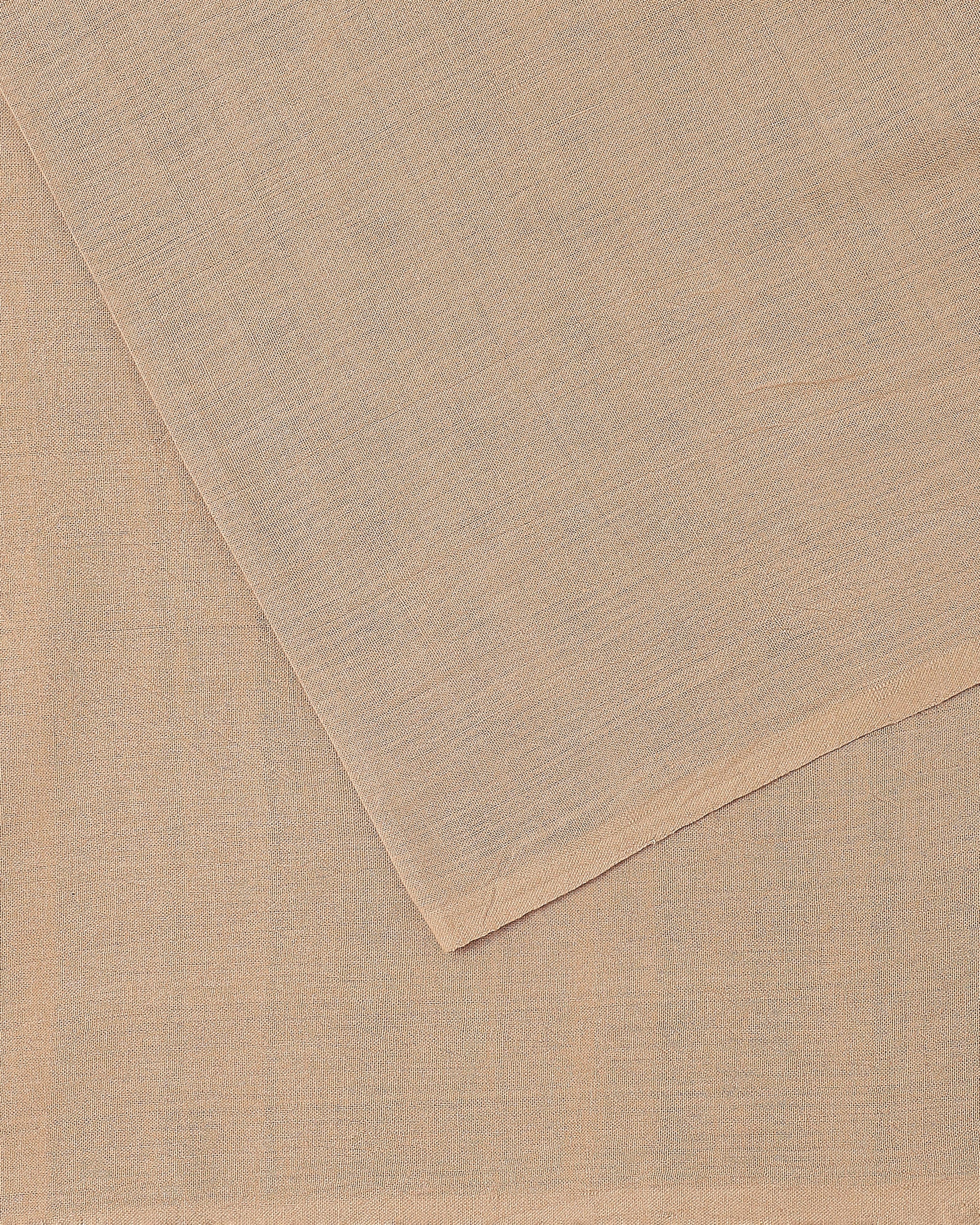 Dhivyathi Bhujodi Extra Weft Brown Cotton Saree