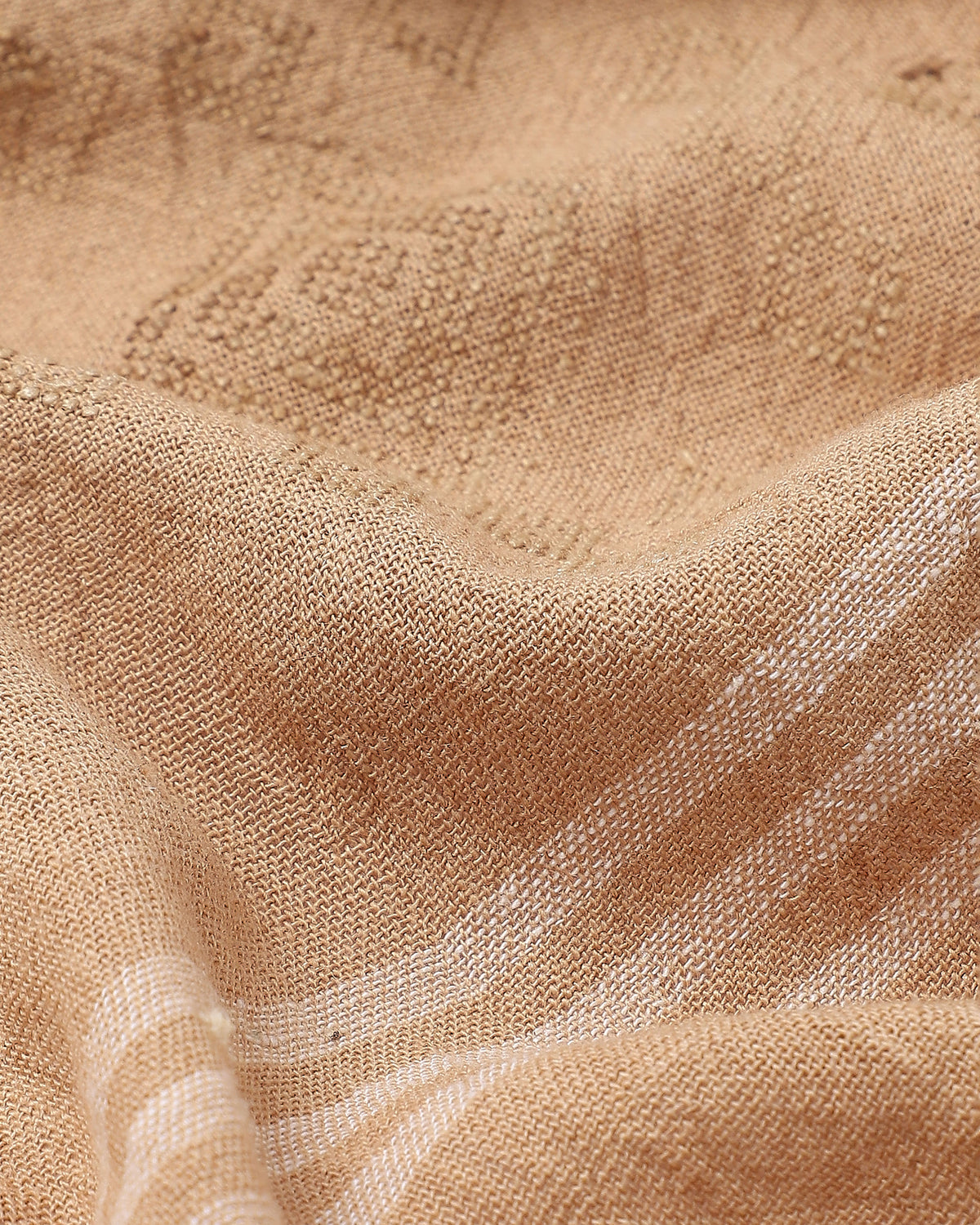 Dhivyathi Bhujodi Extra Weft Brown Cotton Saree
